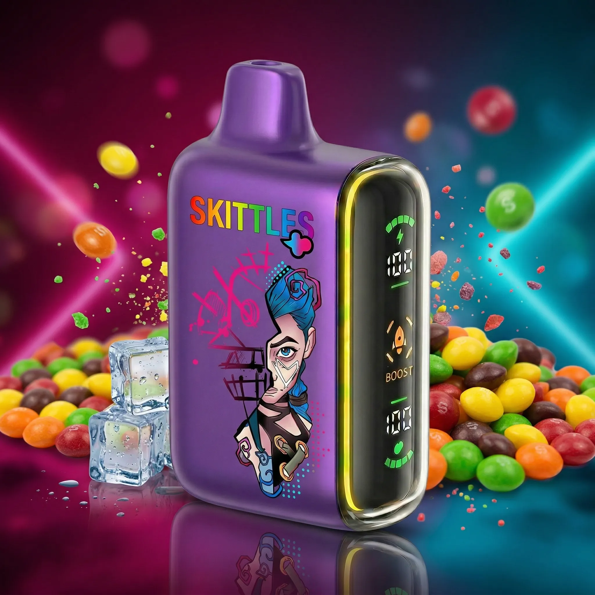 Jinx Doodle - 🔥InkSkin Pulse 15000 Puffs new - 10+ Flavour Choices 🍇🍉🍋