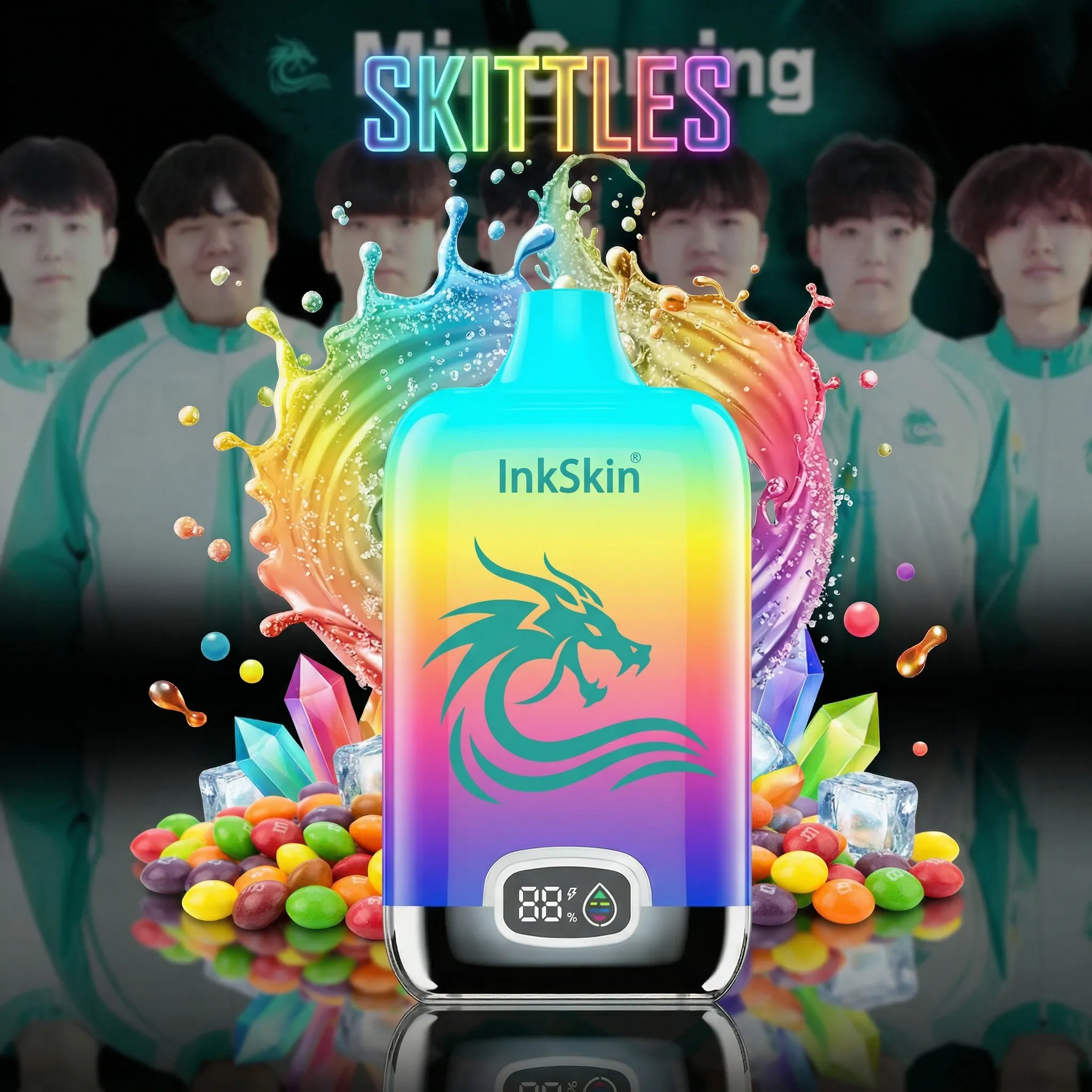 MIR team - โญInkSkin Digital Box 12000 Puffs - 10+ Flavour Choices ๐๐๐ MIR team - โญInkSkin Digital Box 12000 Puffs - 10+ Flavour Choices ๐๐๐