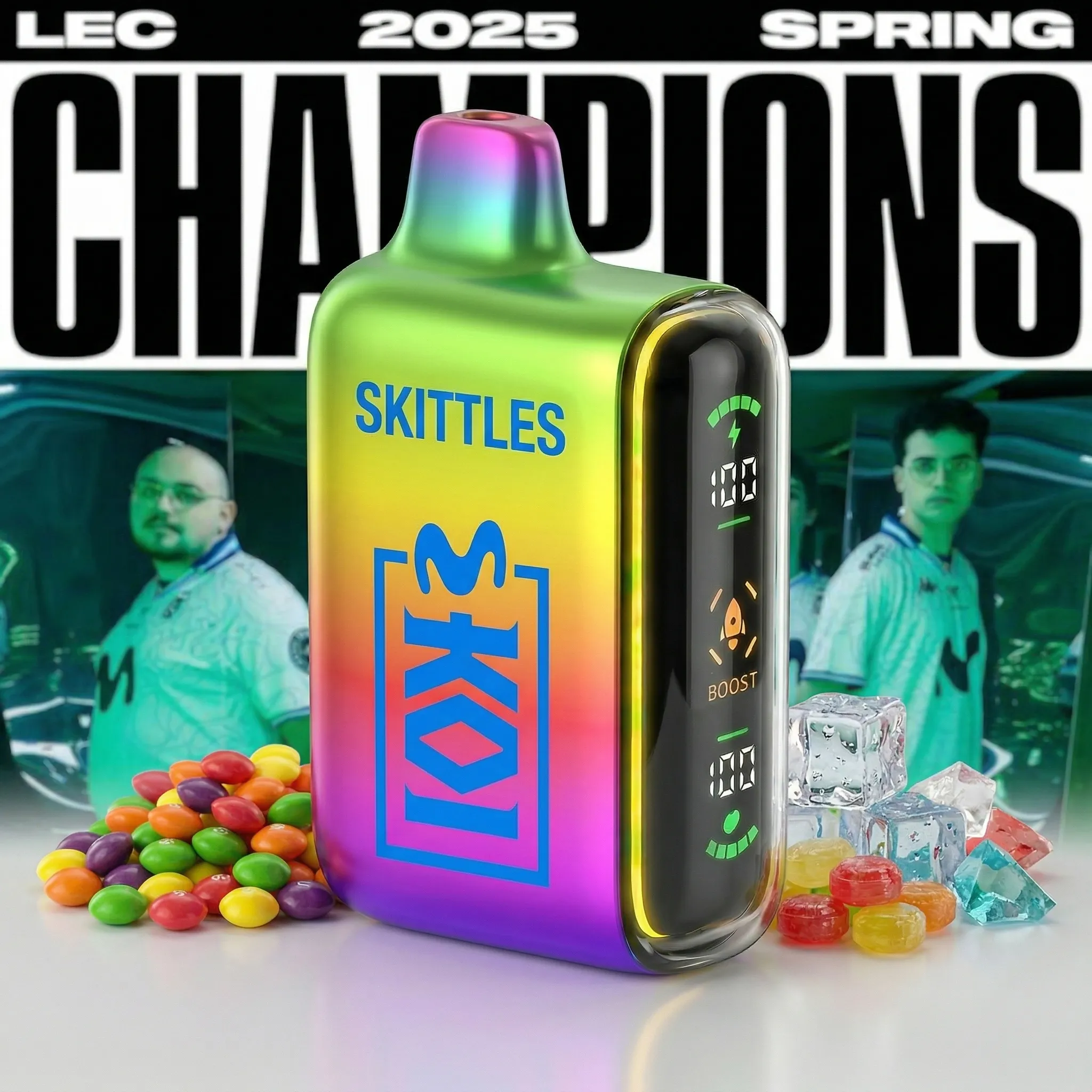 MKOI team - 🔥InkSkin Pulse 15000 Puffs new - 10+ Flavour Choices 🍇🍉🍋