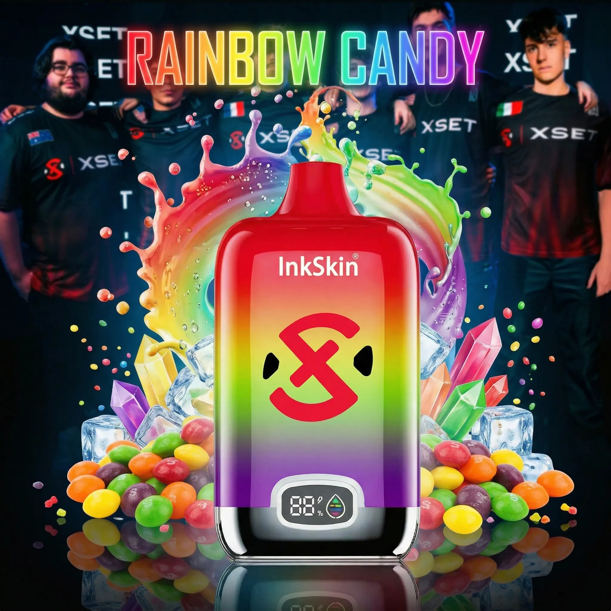 XSET team - โญInkSkin Digital Box 12000 Puffs - 10+ Flavour Choices ๐๐๐ XSET team - โญInkSkin Digital Box 12000 Puffs - 10+ Flavour Choices ๐๐๐