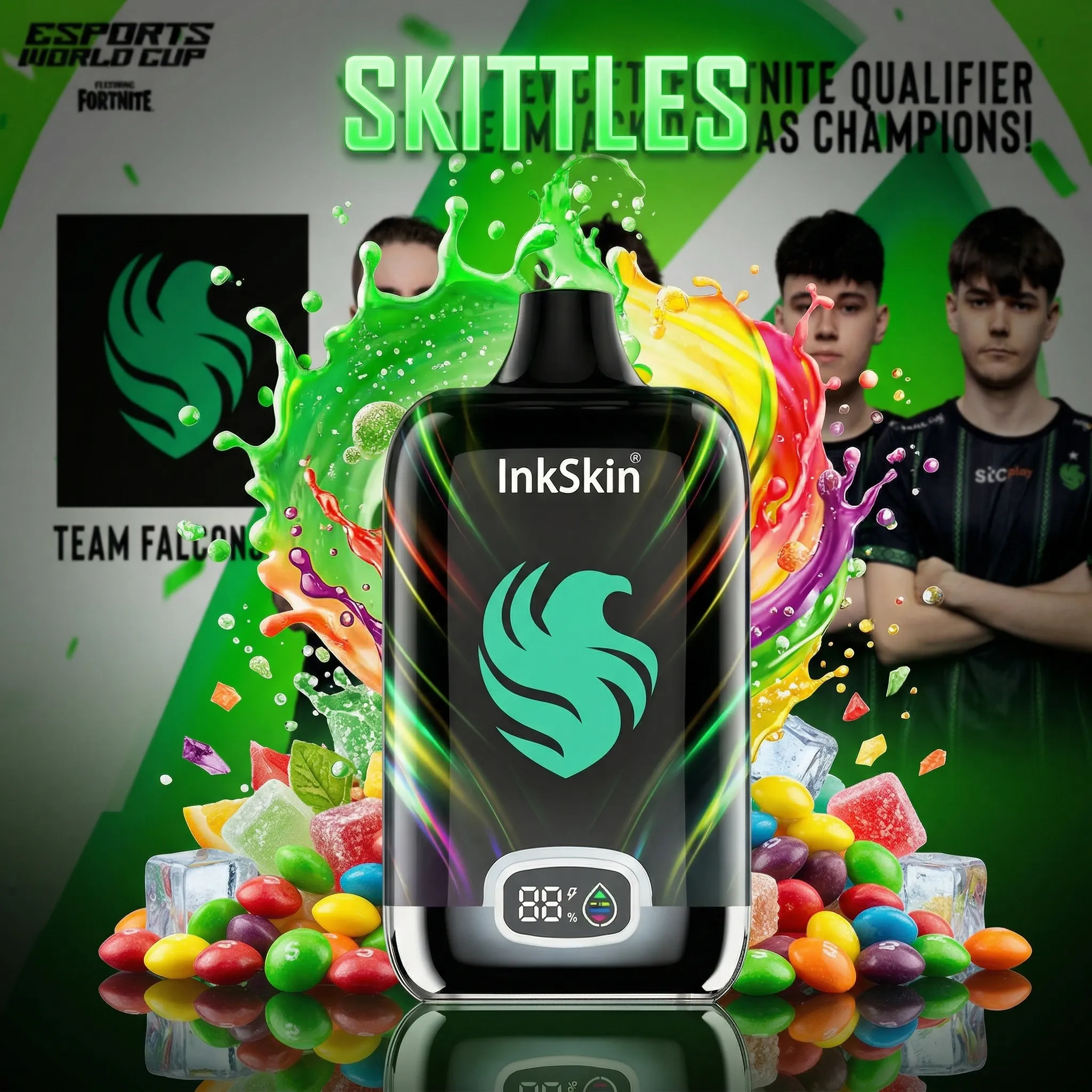 Falcons team - โญInkSkin Digital Box 12000 Puffs - 10+ Flavour Choices ๐๐๐ Falcons team - โญInkSkin Digital Box 12000 Puffs - 10+ Flavour Choices ๐๐๐