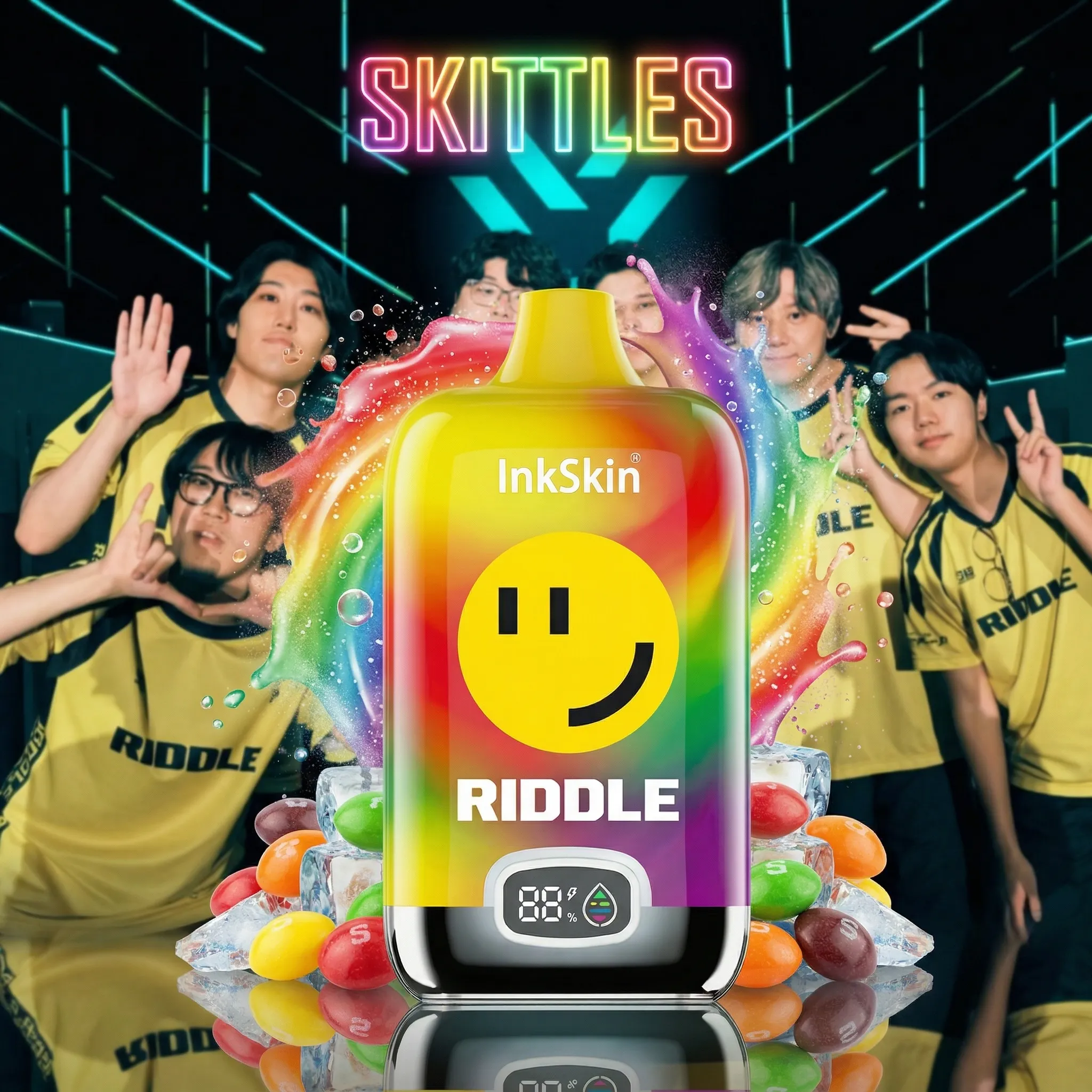 Riddle team - โญInkSkin Digital Box 12000 Puffs - 10+ Flavour Choices ๐๐๐ Riddle team - โญInkSkin Digital Box 12000 Puffs - 10+ Flavour Choices ๐๐๐