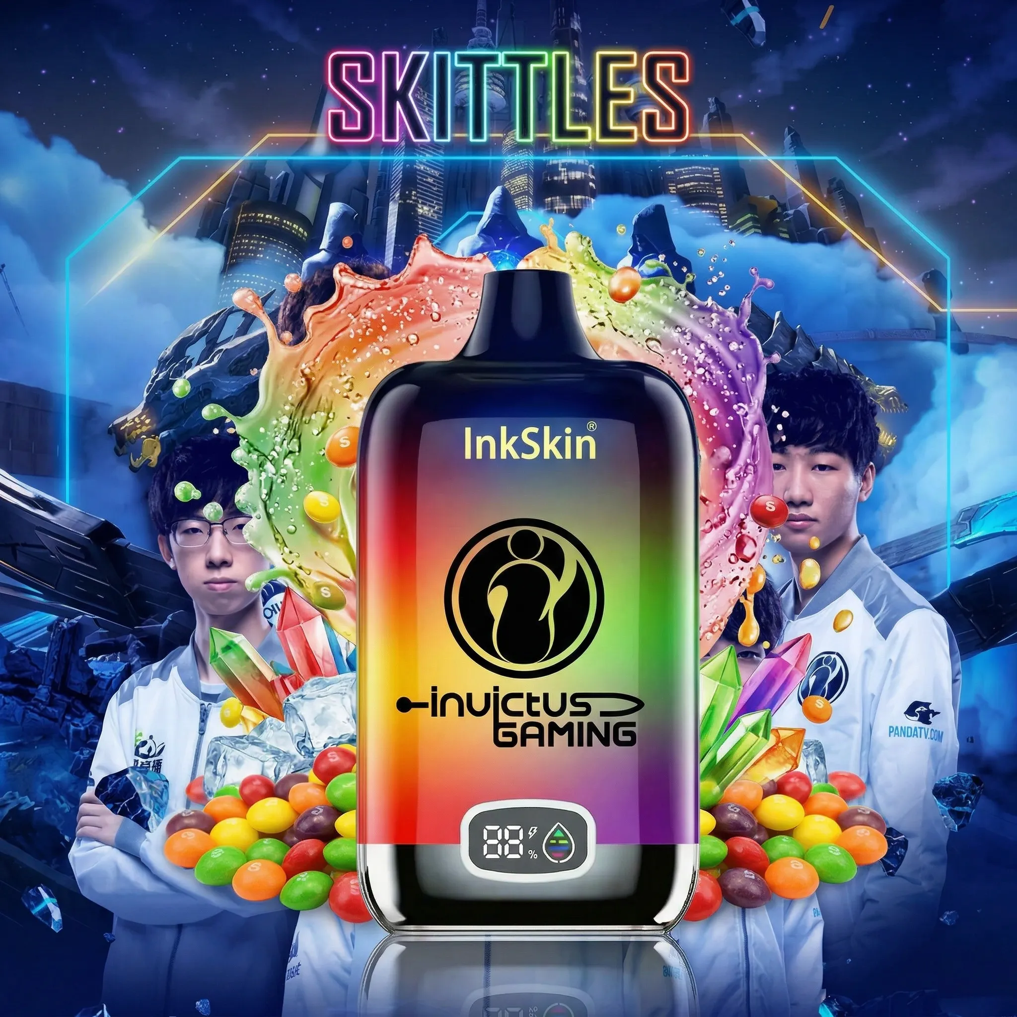 IG team - ⭐InkSkin Digital Box 12000 Puffs - 10+ Flavour Choices 🍇🍉🍋