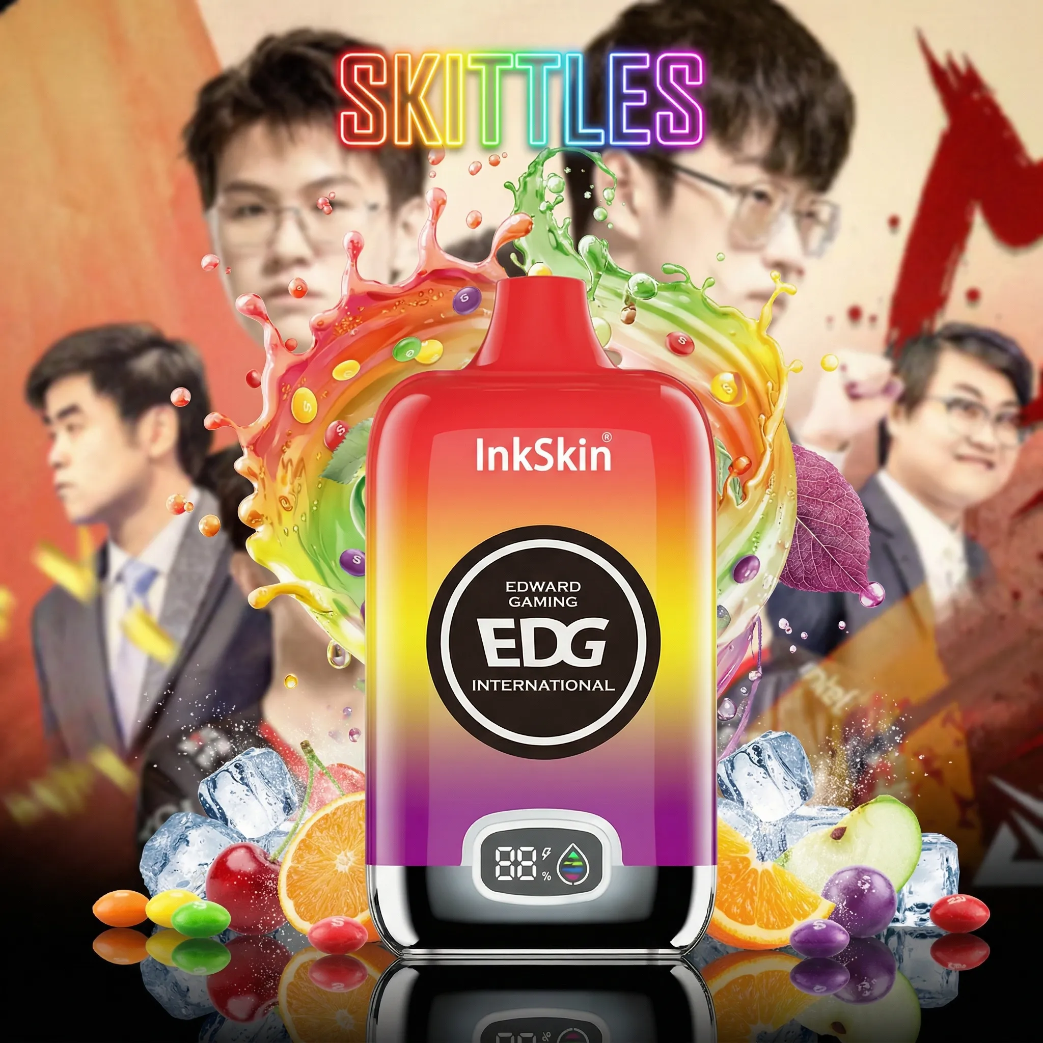 EDG team - ⭐InkSkin Digital Box 12000 Puffs - 10+ Flavour Choices 🍇🍉🍋