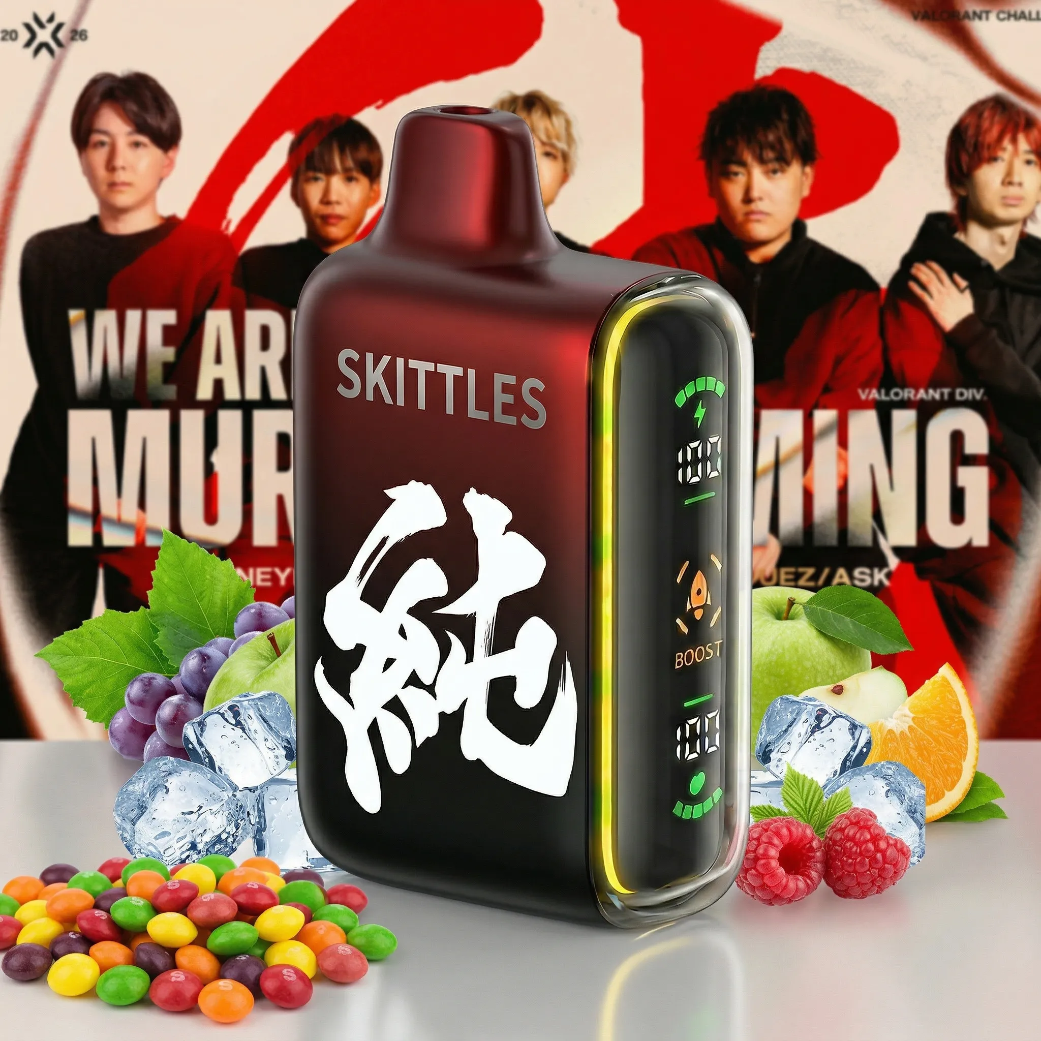 MRG team - 🔥InkSkin Pulse 15000 Puffs new - 10+ Flavour Choices 🍇🍉🍋