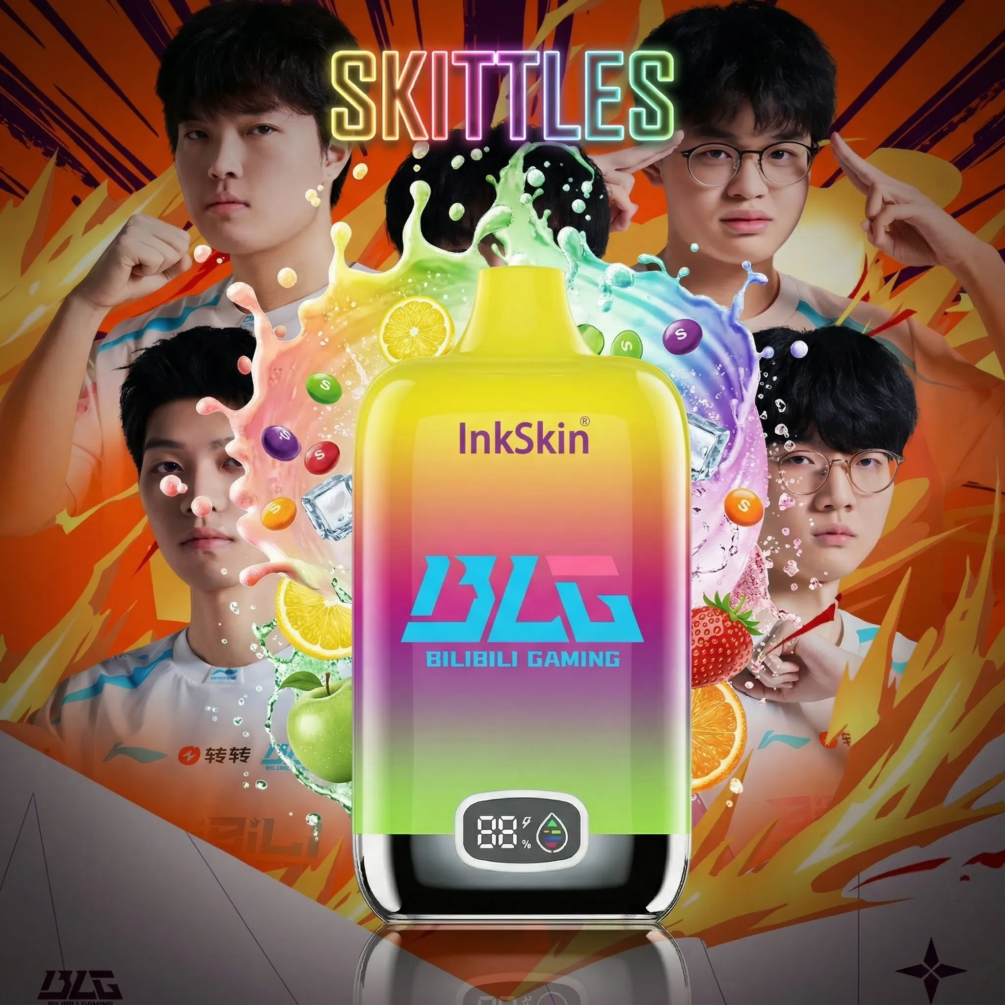 BLG team - ⭐InkSkin Digital Box 12000 Puffs - 10+ Flavour Choices 🍇🍉🍋