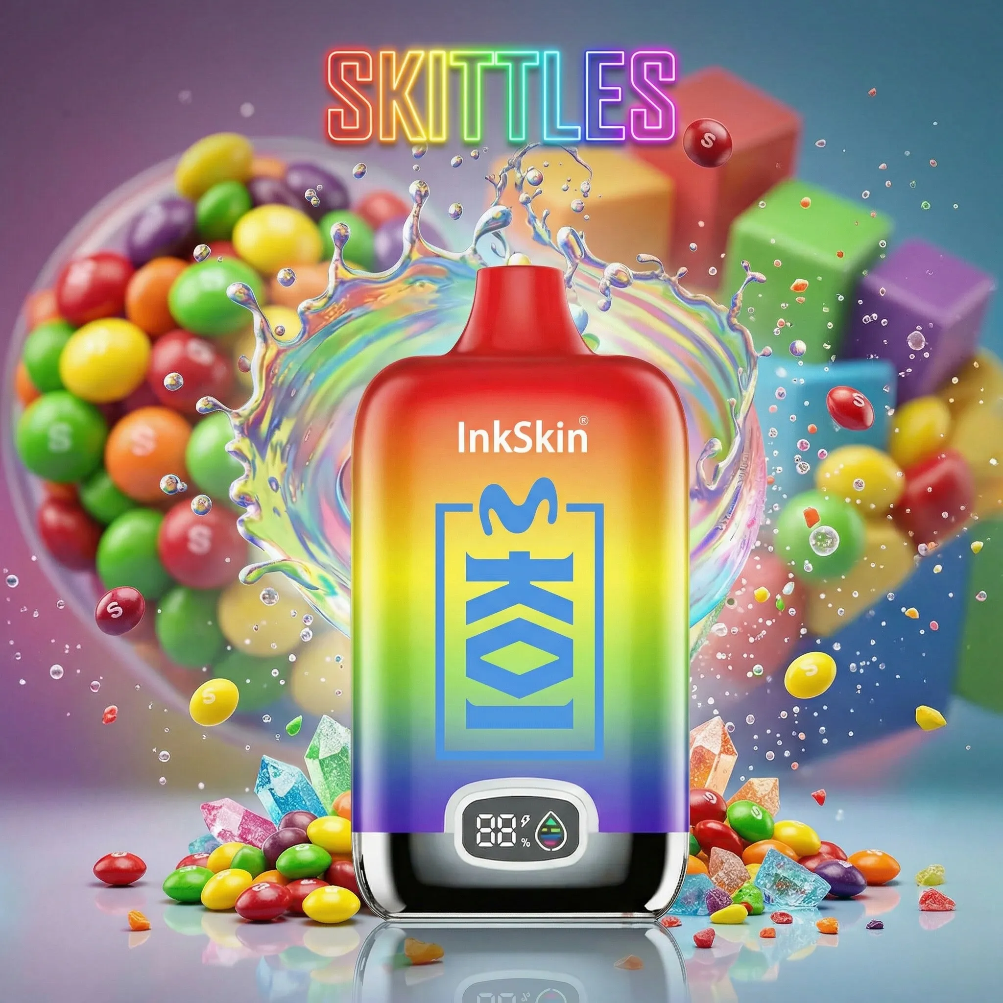 MKOI team - ⭐InkSkin Digital Box 12000 Puffs - 10+ Flavour Choices 🍇🍉🍋