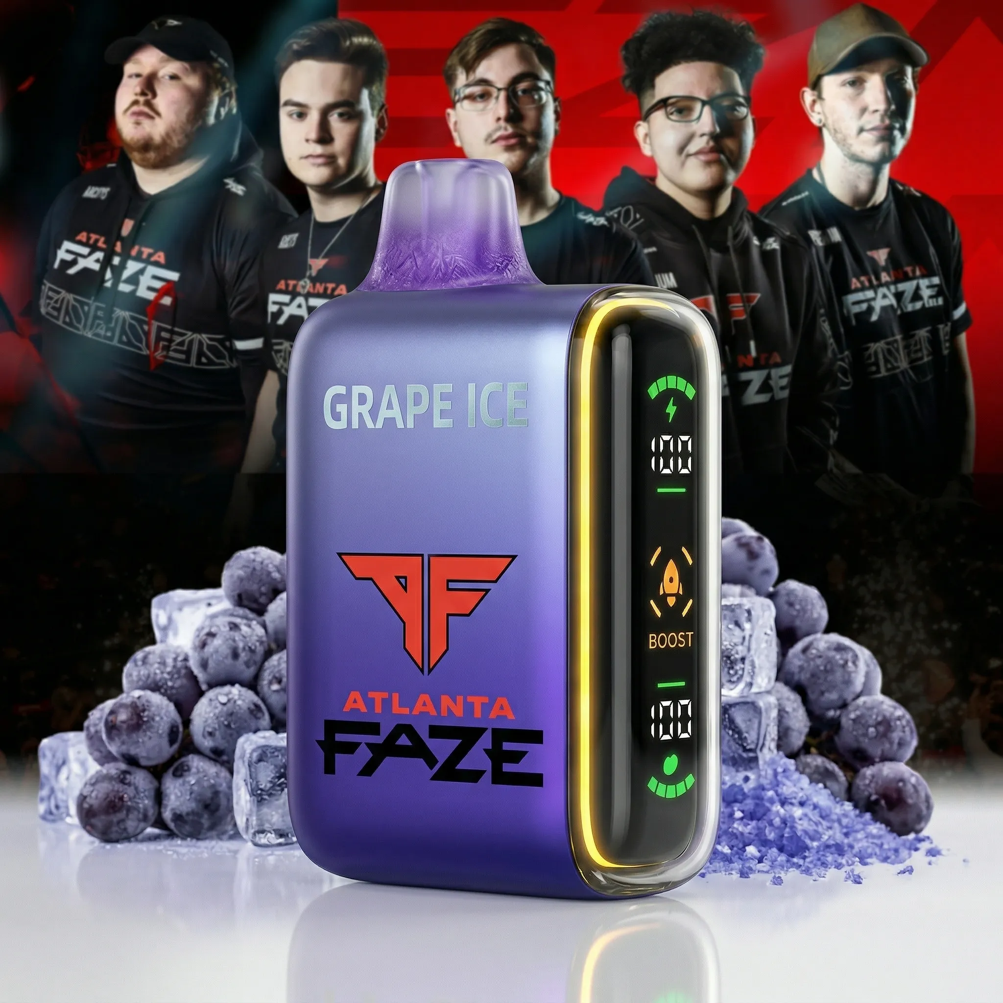 Atlanta FaZe team - 🔥InkSkin Pulse 15000 Puffs new - 10+ Flavour Choices 🍇🍉🍋