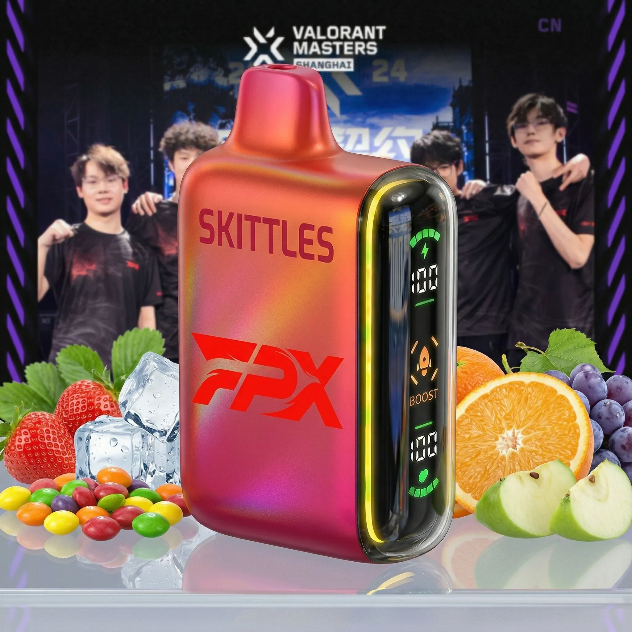 FPX team - 🔥InkSkin Pulse 15000 Puffs new - 10+ Flavour Choices 🍇🍉🍋