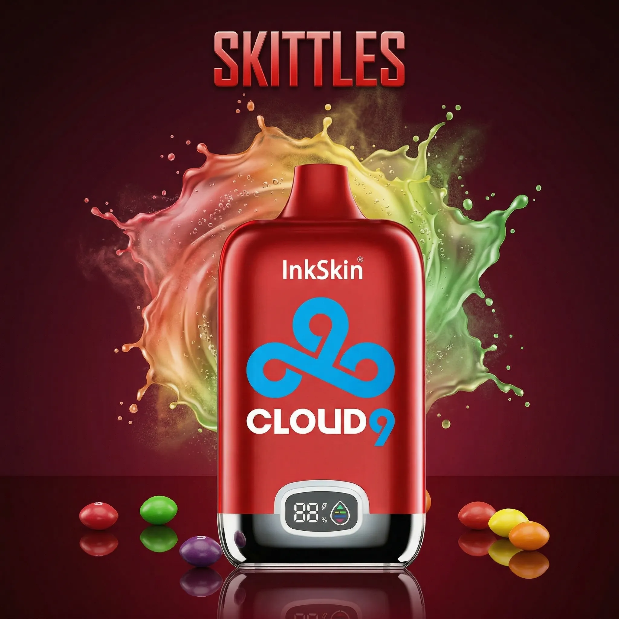 C9 team - ⭐InkSkin Digital Box 12000 Puffs - 10+ Flavour Choices 🍇🍉🍋