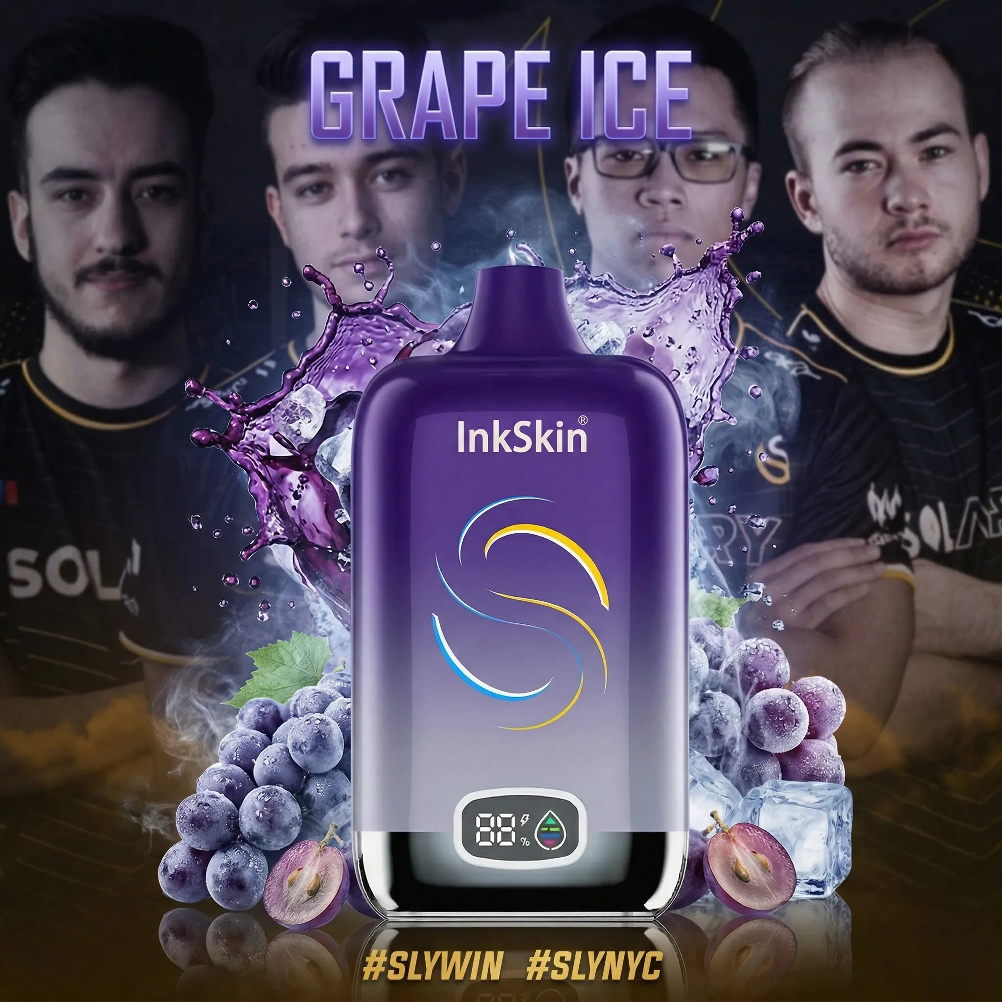 Solary team - ⭐InkSkin Digital Box 12000 Puffs - 10+ Flavour Choices 🍇🍉🍋