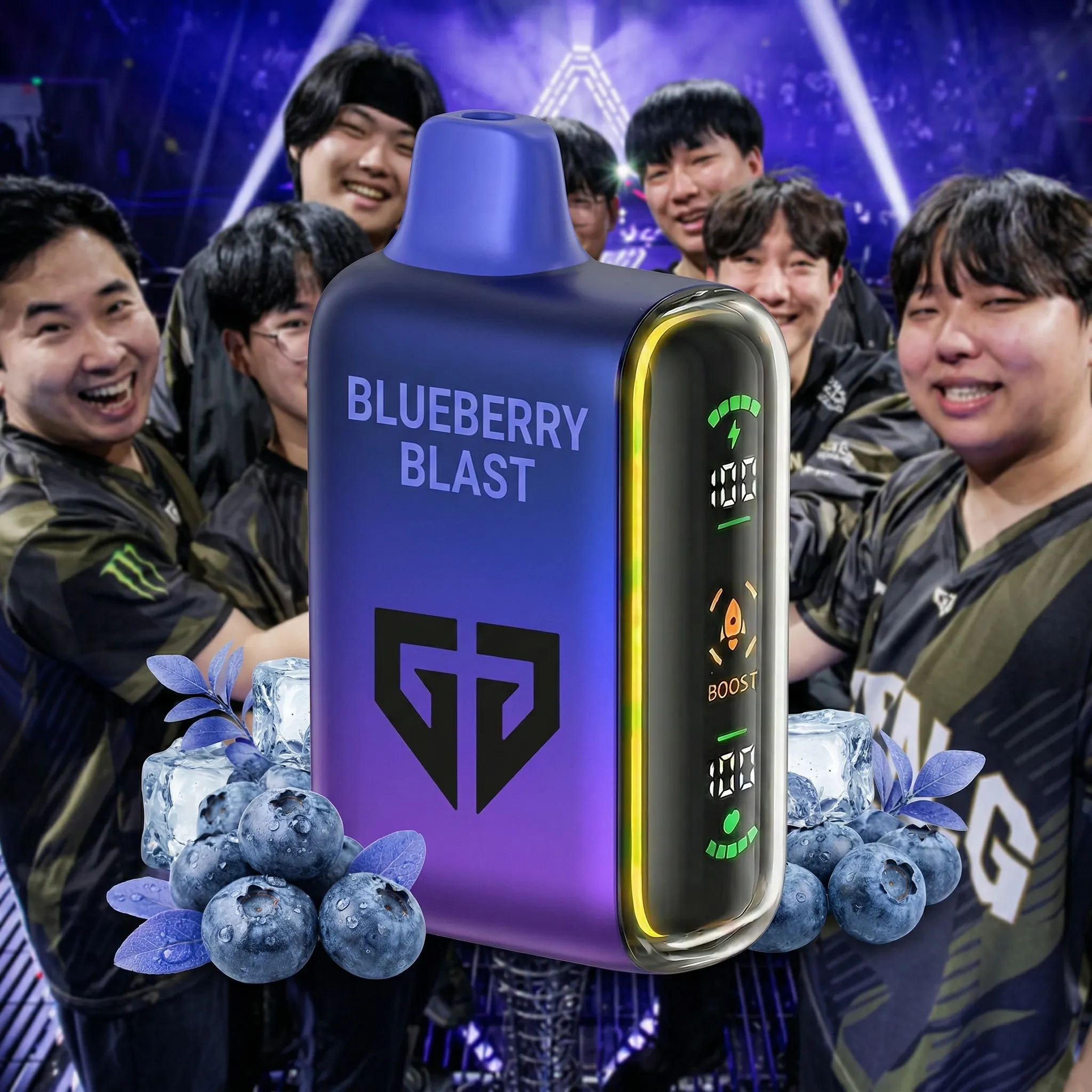 Gen.G team - 🔥InkSkin Pulse 15000 Puffs new - 10+ Flavour Choices 🍇🍉🍋