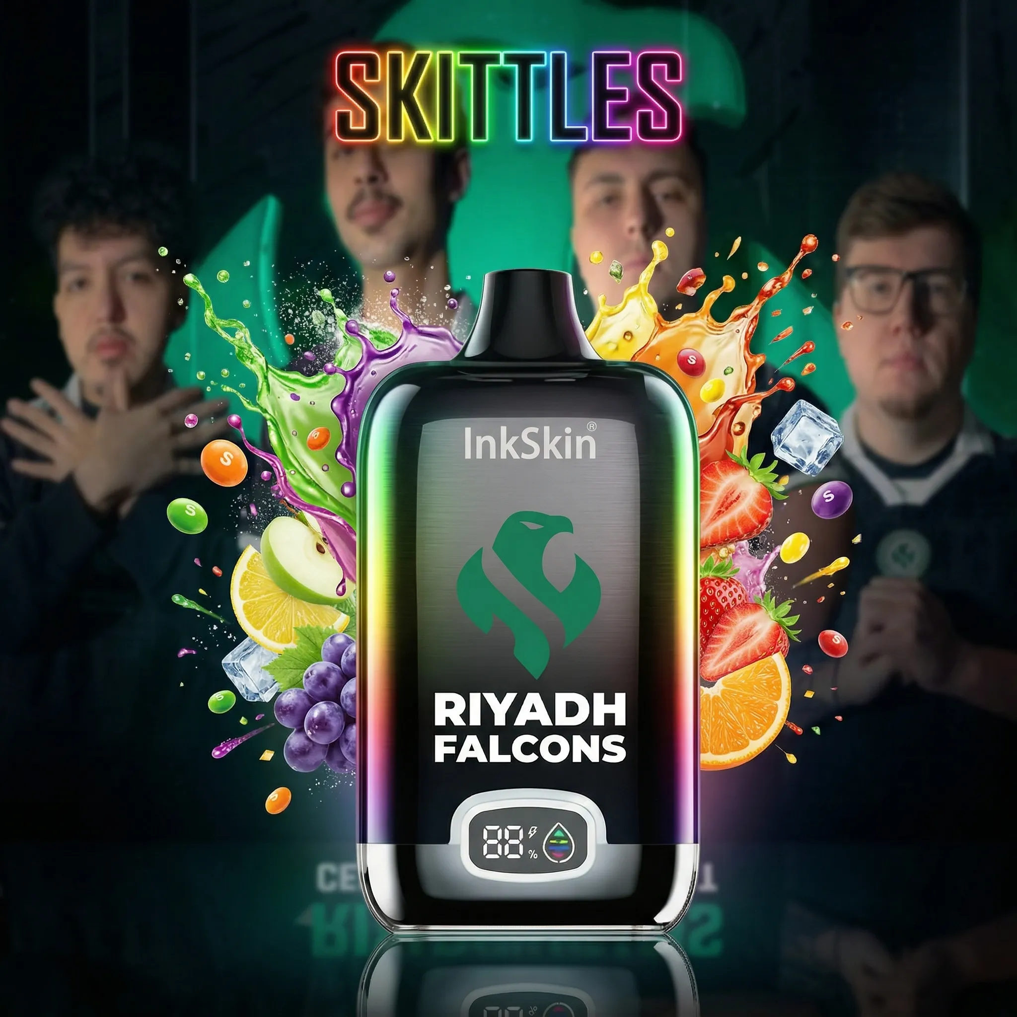 Riyadh Falcons team - โญInkSkin Digital Box 12000 Puffs - 10+ Flavour Choices ๐๐๐ Riyadh Falcons team - โญInkSkin Digital Box 12000 Puffs - 10+ Flavour Choices ๐๐๐