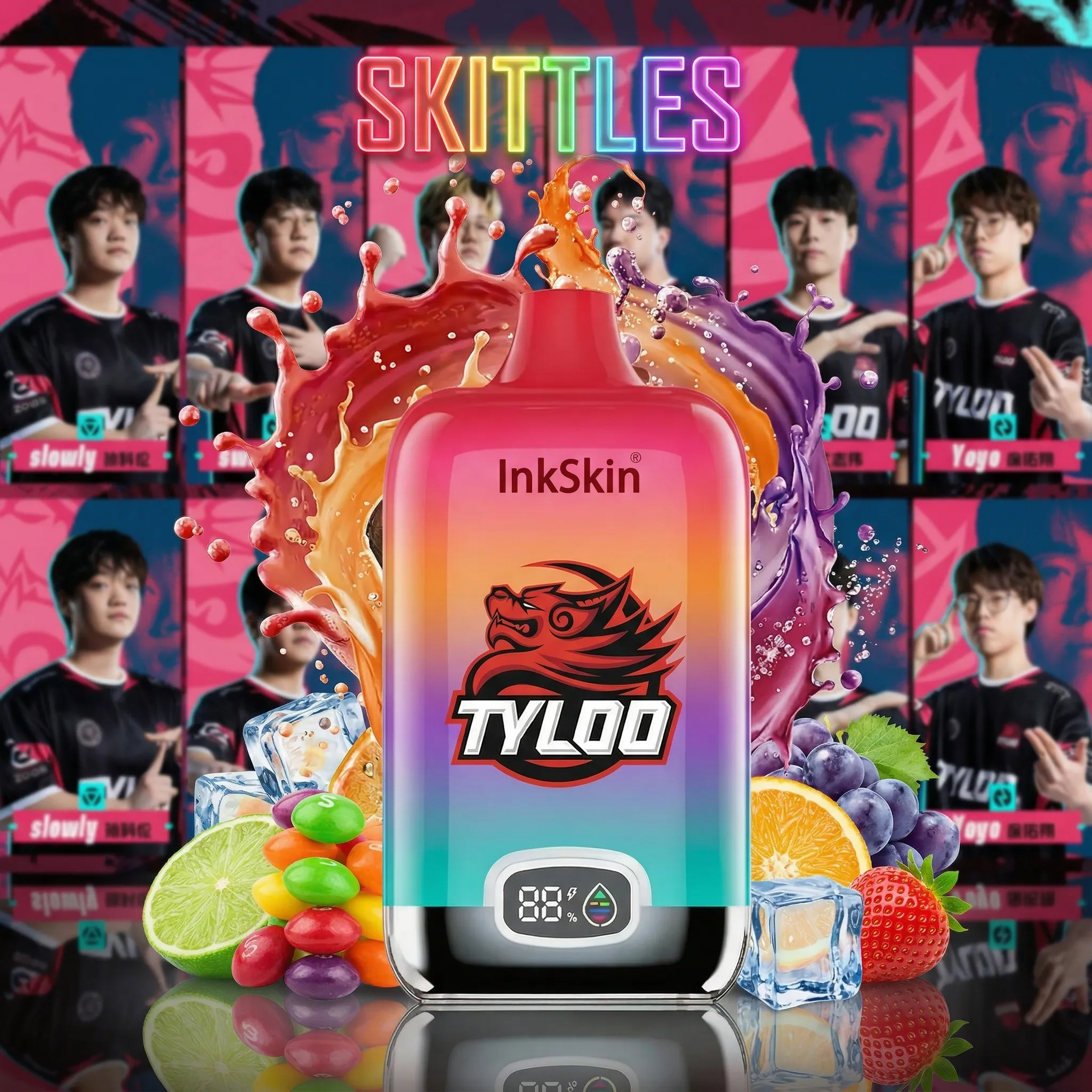 TYLOO team - โญInkSkin Digital Box 12000 Puffs - 10+ Flavour Choices ๐๐๐ TYLOO team - โญInkSkin Digital Box 12000 Puffs - 10+ Flavour Choices ๐๐๐
