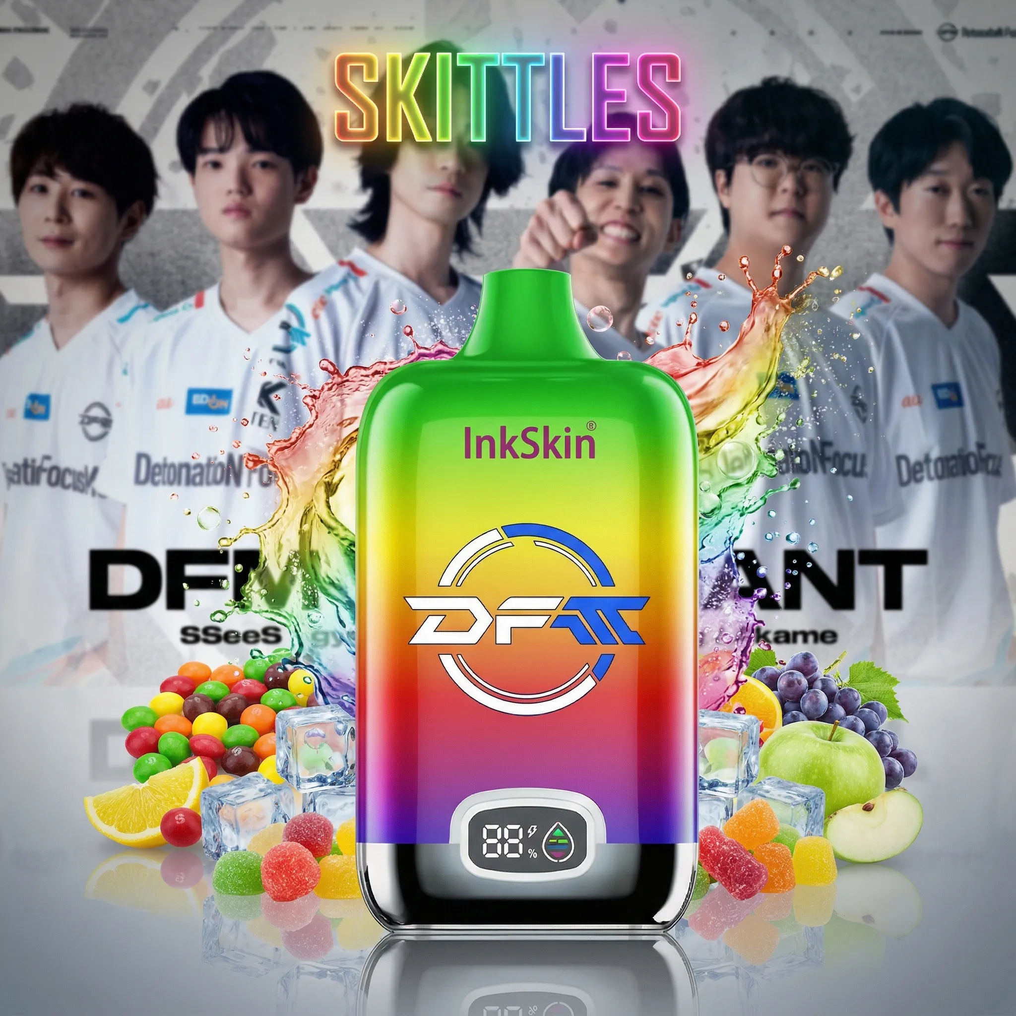 DFM team - ⭐InkSkin Digital Box 12000 Puffs - 10+ Flavour Choices 🍇🍉🍋