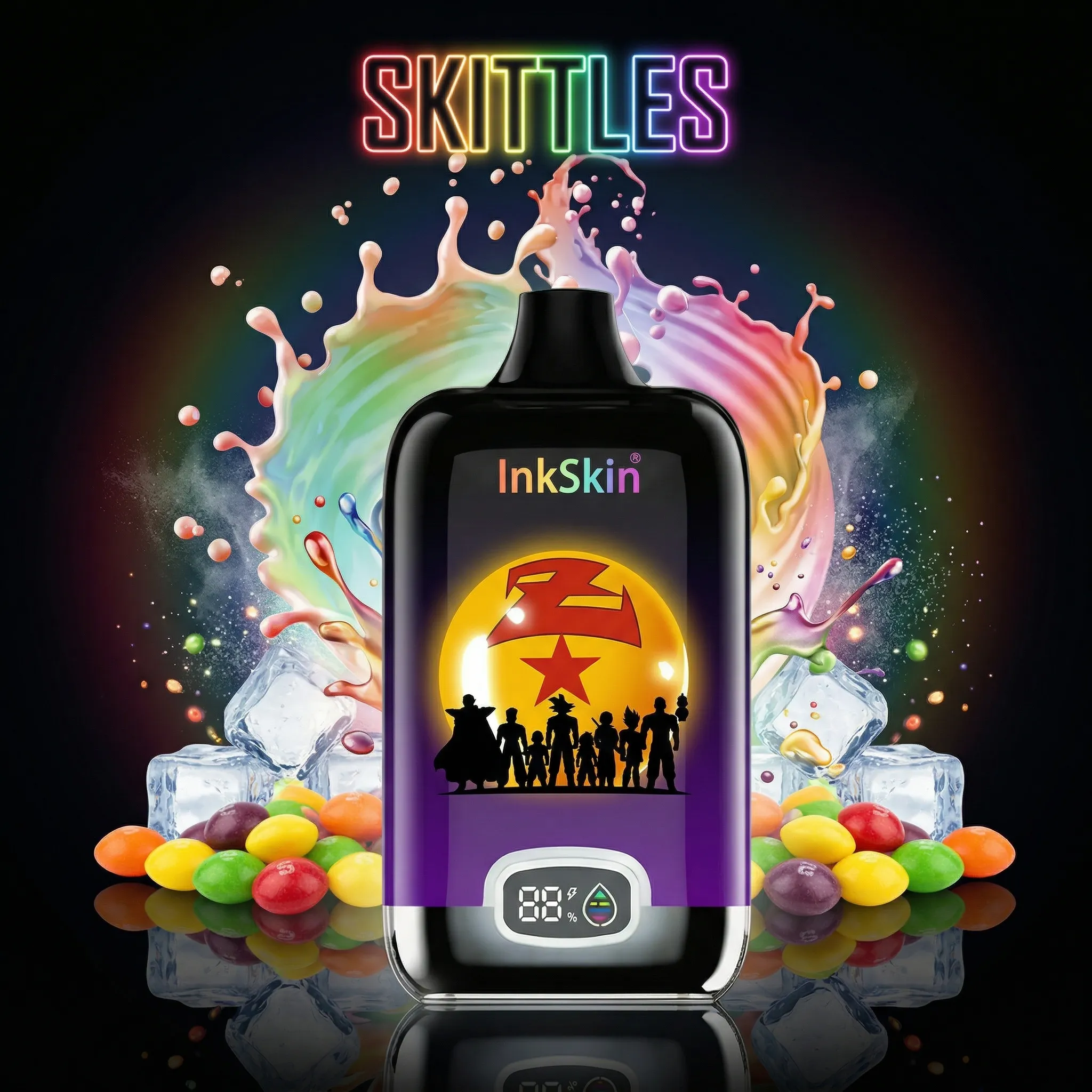 2 - ⭐InkSkin Digital Box 12000 Puffs - 10+ Flavour Choices 🍇🍉🍋