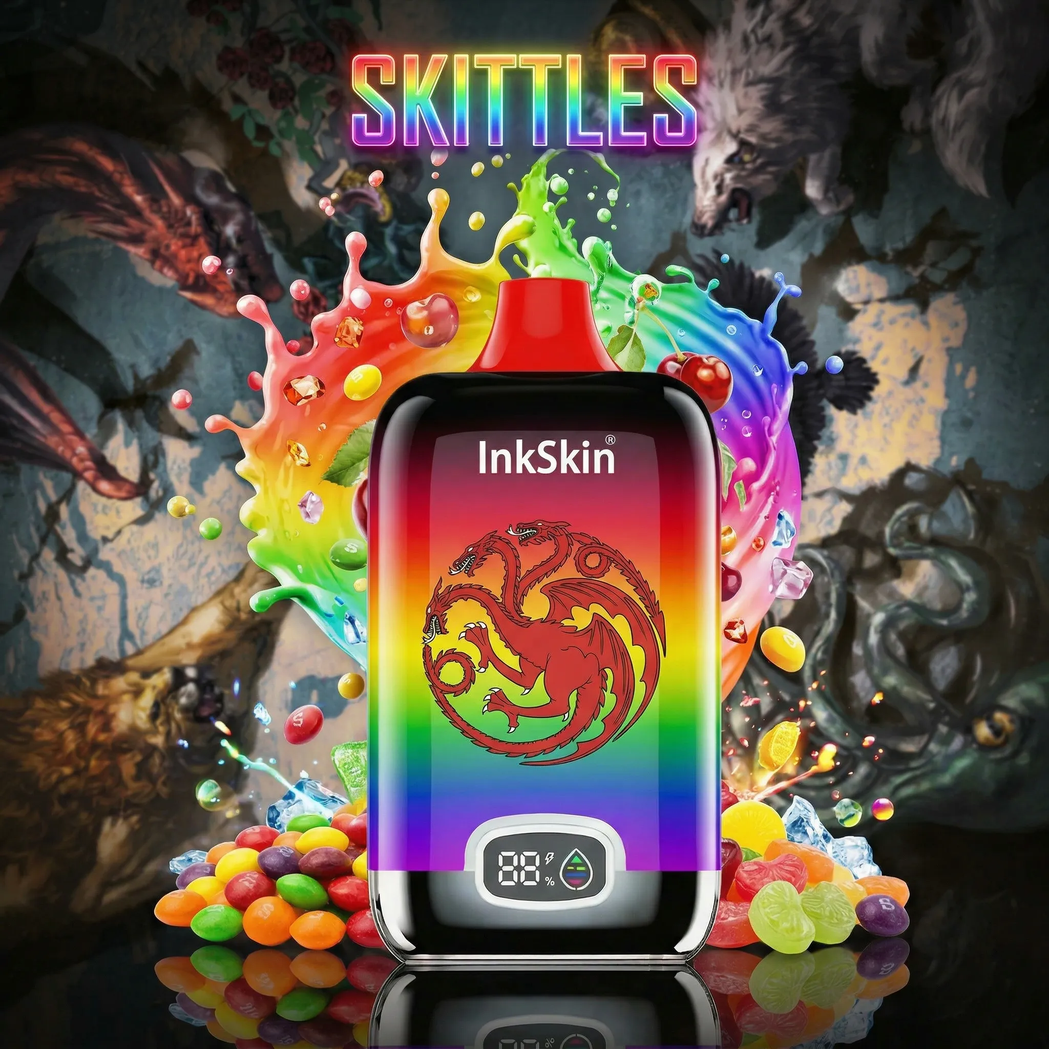 game of Thrones - โญInkSkin Digital Box 12000 Puffs - 10+ Flavour Choices ๐๐๐ game of Thrones - โญInkSkin Digital Box 12000 Puffs - 10+ Flavour Choices ๐๐๐