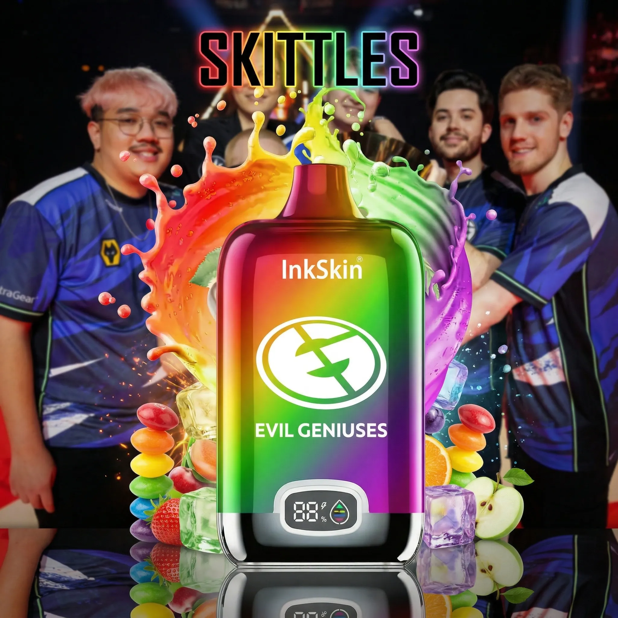 EG team - ⭐InkSkin Digital Box 12000 Puffs - 10+ Flavour Choices 🍇🍉🍋