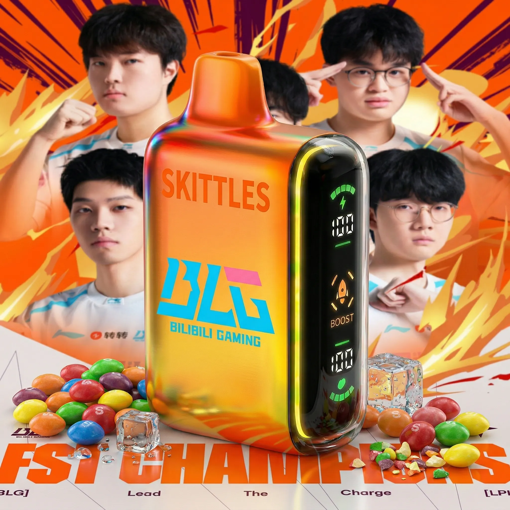 BLG team - 🔥InkSkin Pulse 15000 Puffs new - 10+ Flavour Choices 🍇🍉🍋