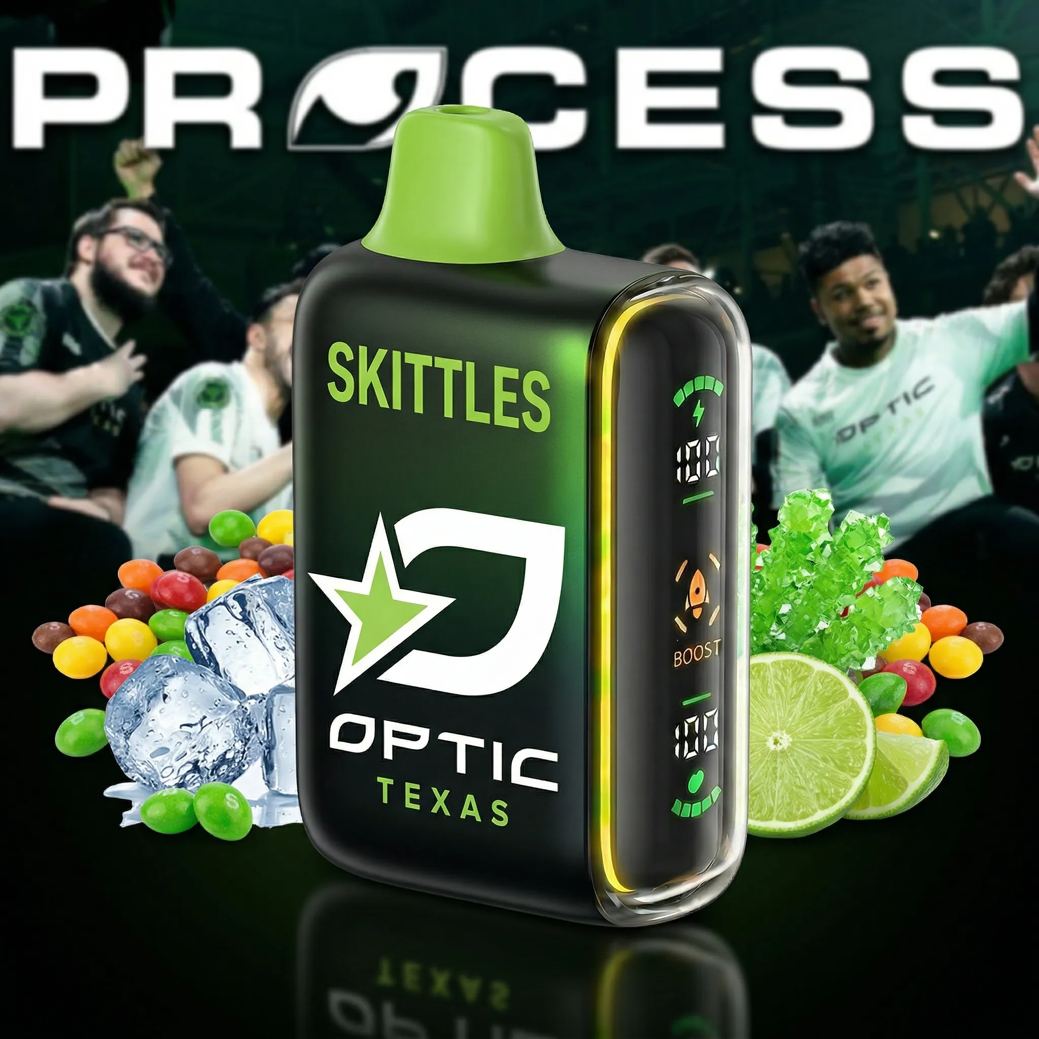 OpTic Texas team - 🔥InkSkin Pulse 15000 Puffs new - 10+ Flavour Choices 🍇🍉🍋