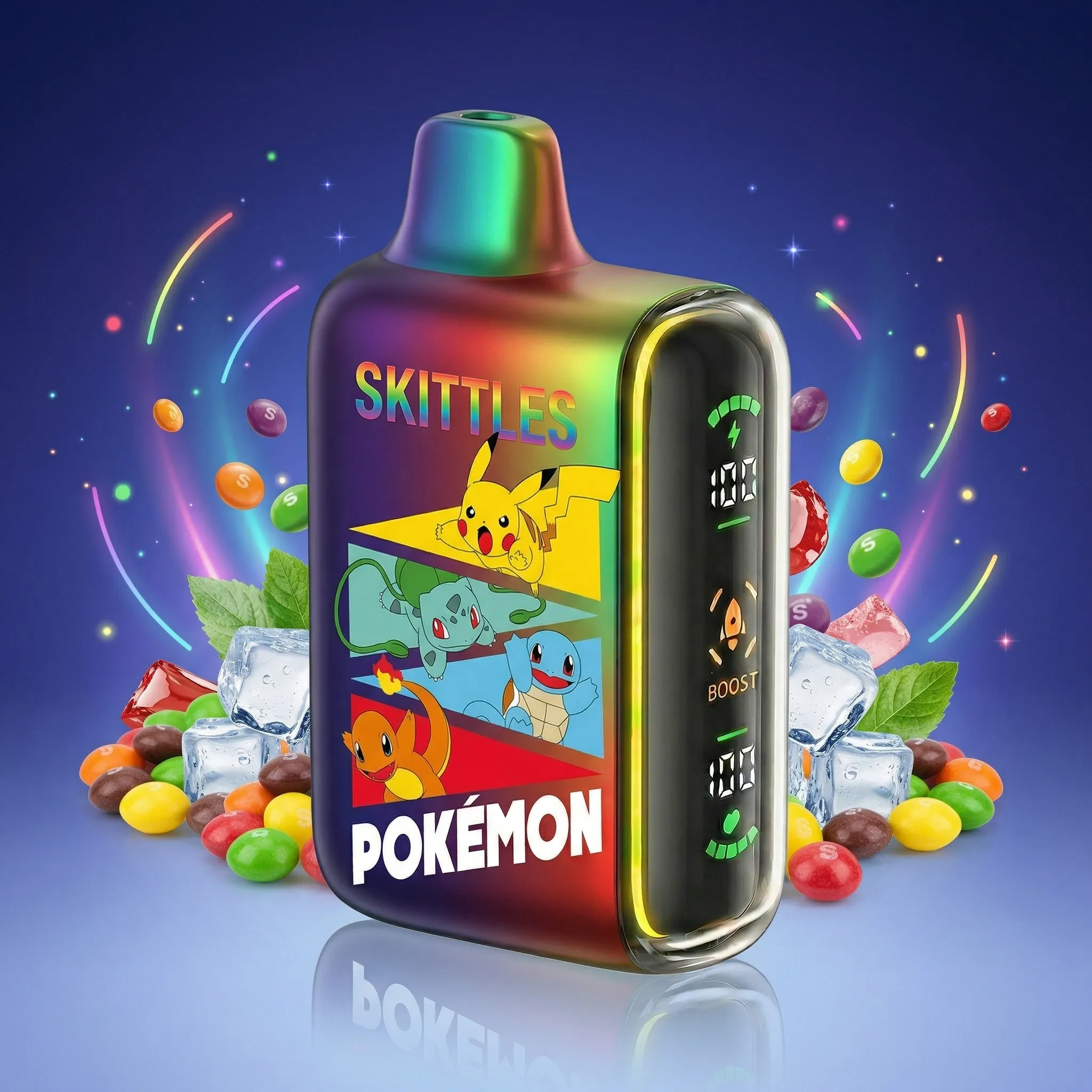Pokémon - 🔥InkSkin Pulse 15000 Puffs new - 10+ Flavour Choices 🍇🍉🍋