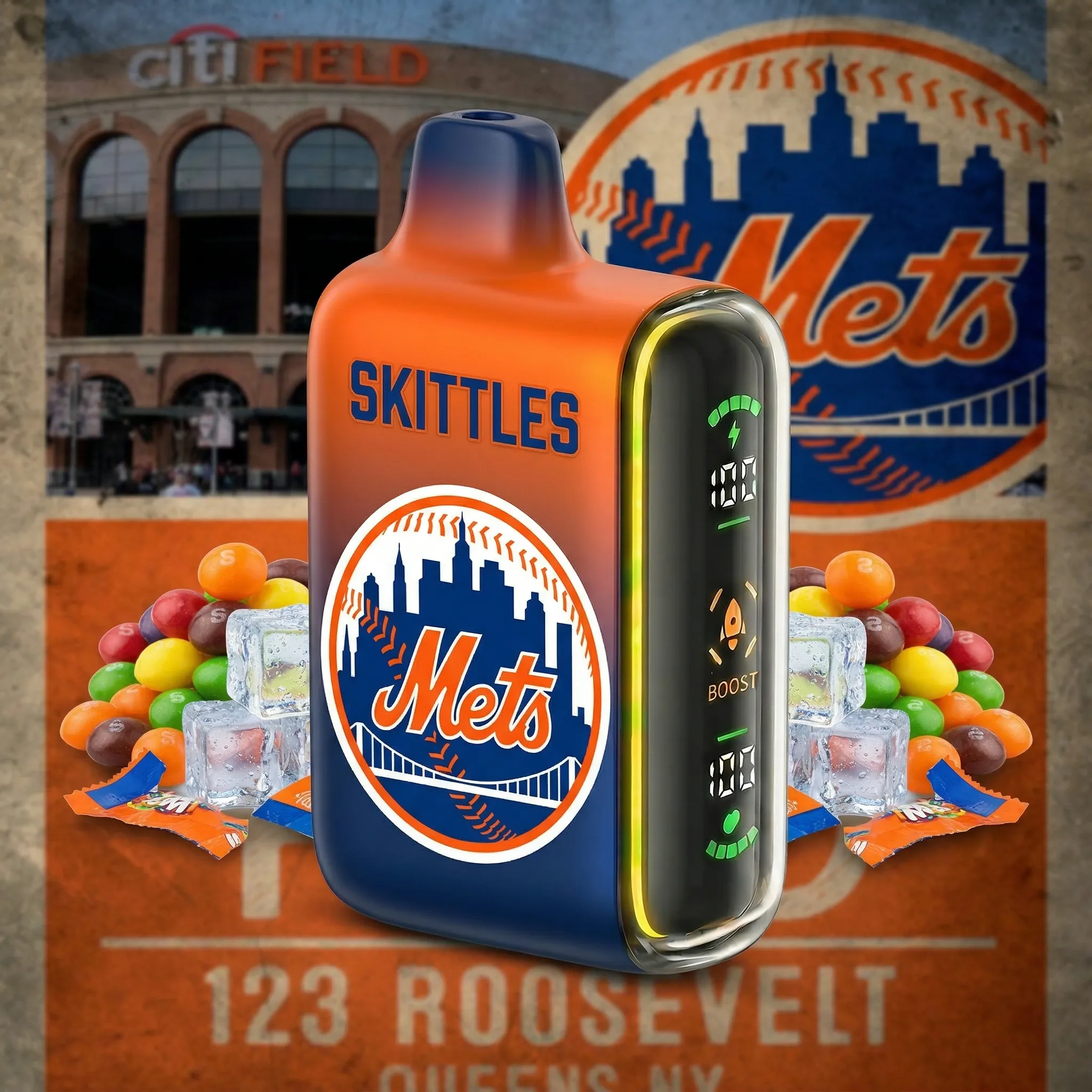 New York Mets - ๐ฅInkSkin Pulse 15000 Puffs new - 10+ Flavour Choices ๐๐๐ New York Mets - ๐ฅInkSkin Pulse 15000 Puffs new - 10+ Flavour Choices ๐๐๐