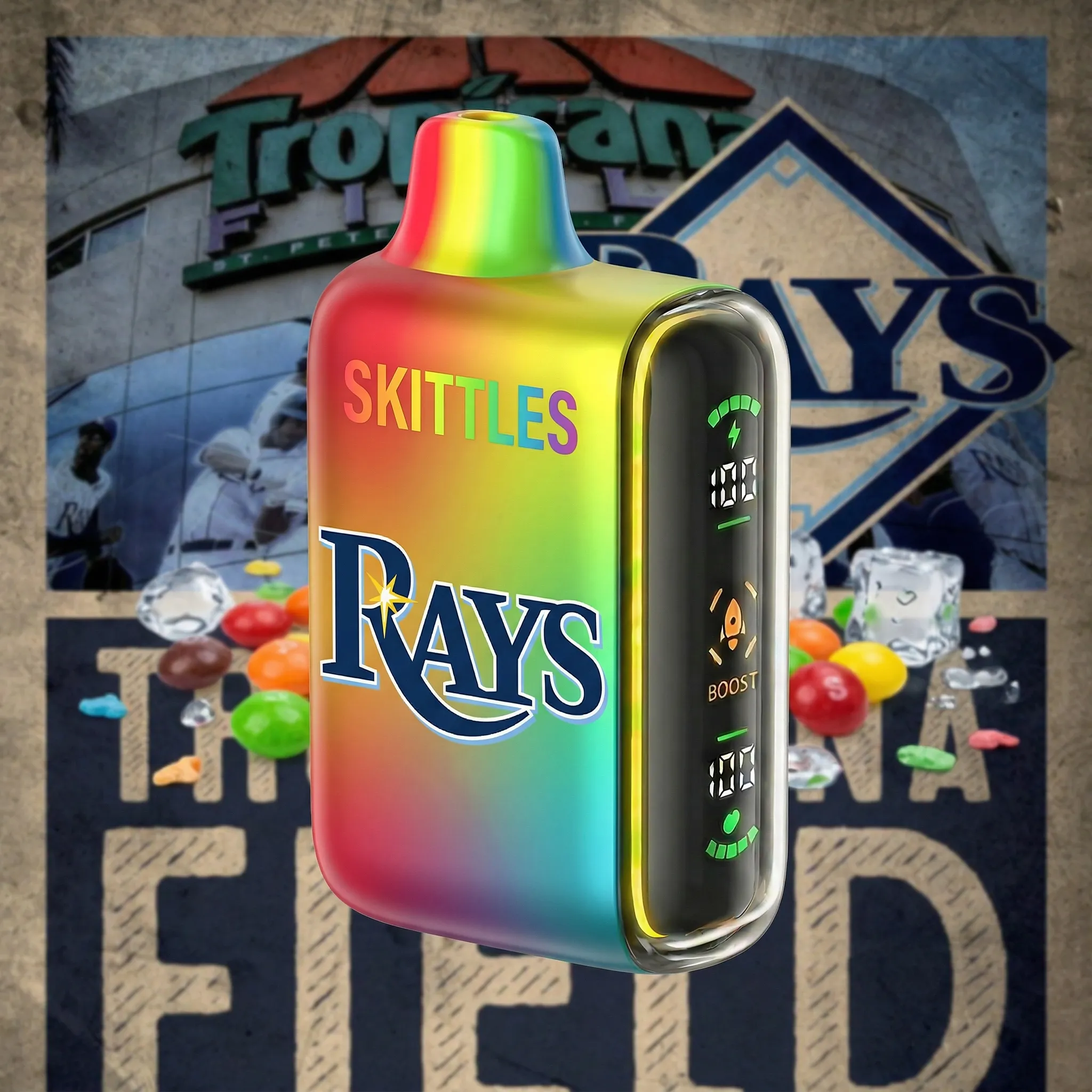 Tampa Bay Rays - 🔥InkSkin Pulse 15000 Puffs new - 10+ Flavour Choices 🍇🍉🍋