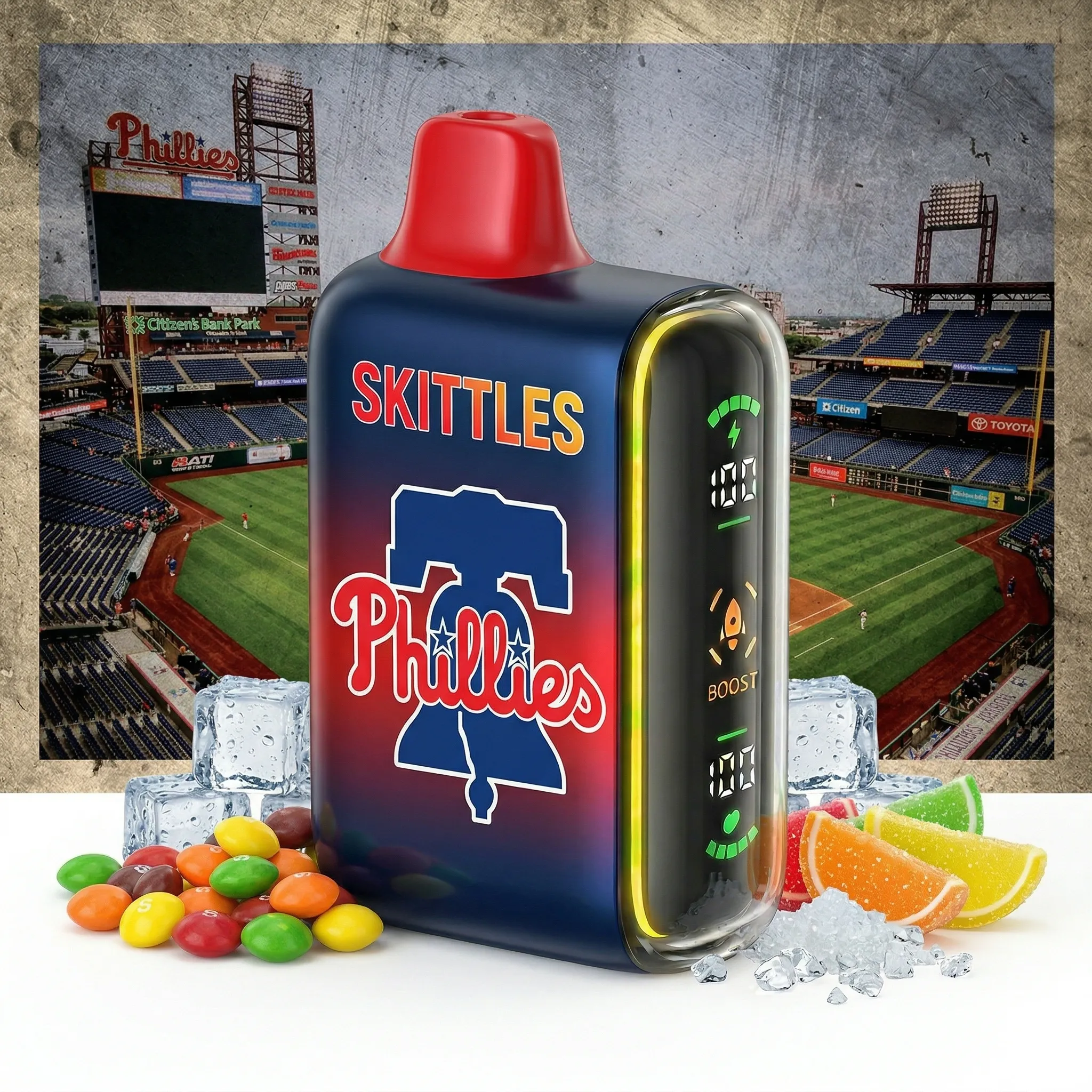 Philadelphia Phillies - 🔥InkSkin Pulse 15000 Puffs new - 10+ Flavour Choices 🍇🍉🍋