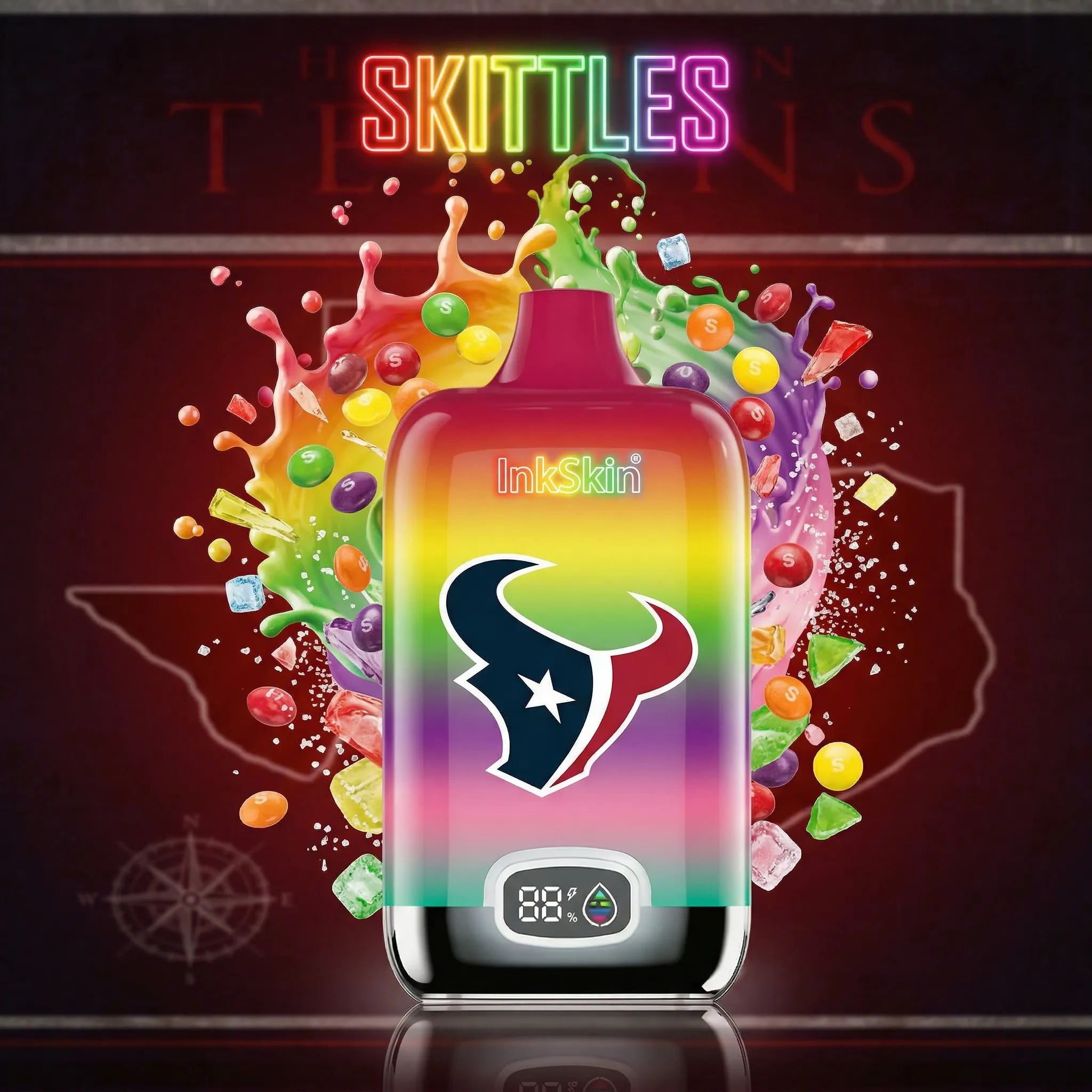 Houston Texans - โญInkSkin Digital Box 12000 Puffs - 10+ Flavour Choices ๐๐๐ Houston Texans - โญInkSkin Digital Box 12000 Puffs - 10+ Flavour Choices ๐๐๐
