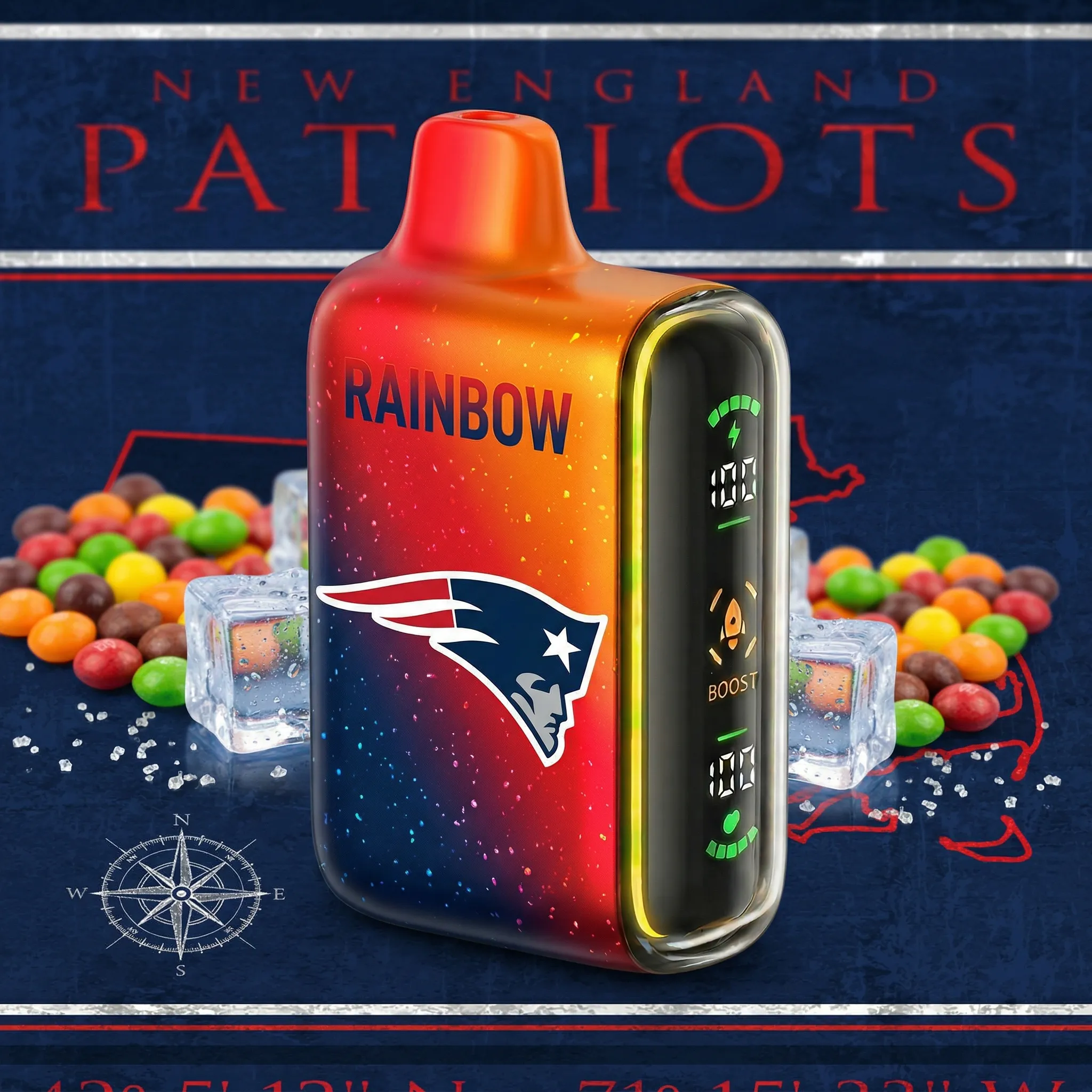 New England Patriots - ๐ฅInkSkin Pulse 15000 Puffs new - 10+ Flavour Choices ๐๐๐ New England Patriots - ๐ฅInkSkin Pulse 15000 Puffs new - 10+ Flavour Choices ๐๐๐