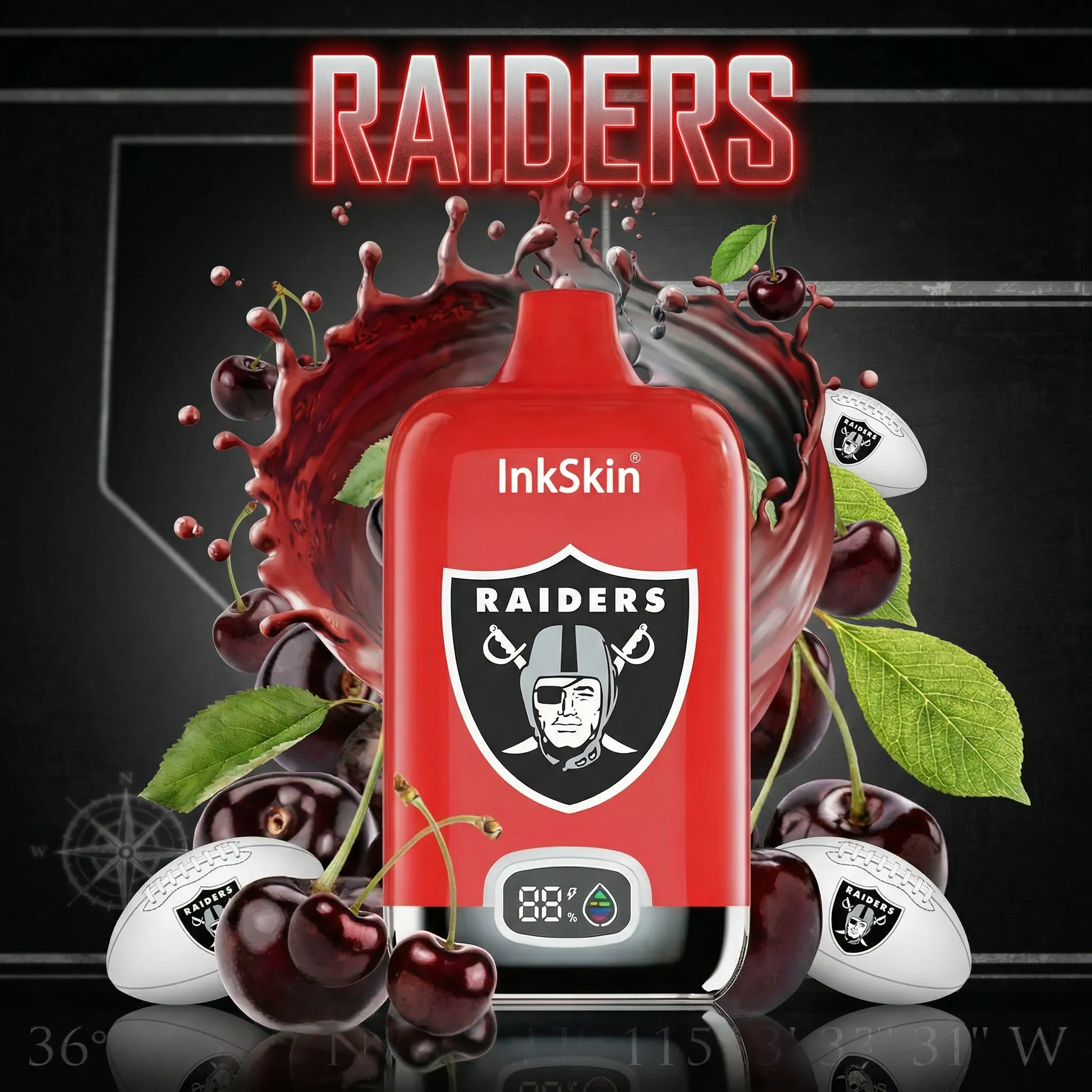 Las Vegas Raiders - โญInkSkin Digital Box 12000 Puffs - 10+ Flavour Choices ๐๐๐ Las Vegas Raiders - โญInkSkin Digital Box 12000 Puffs - 10+ Flavour Choices ๐๐๐