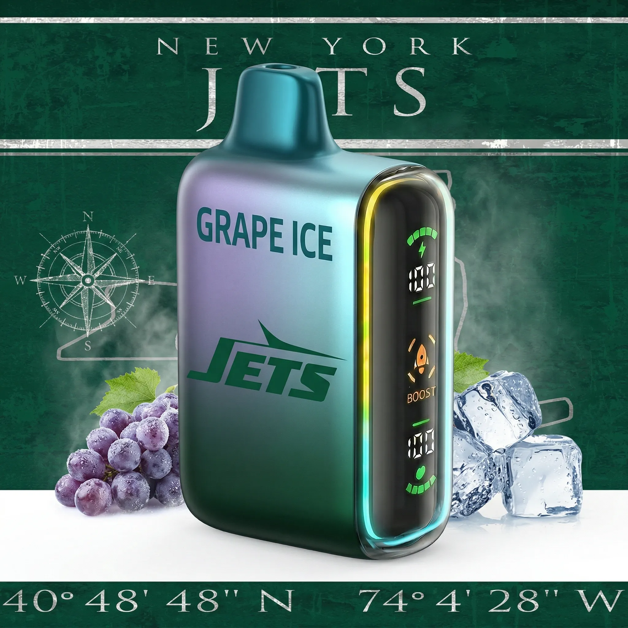 New York Jets - ๐ฅInkSkin Pulse 15000 Puffs new - 10+ Flavour Choices ๐๐๐ New York Jets - ๐ฅInkSkin Pulse 15000 Puffs new - 10+ Flavour Choices ๐๐๐