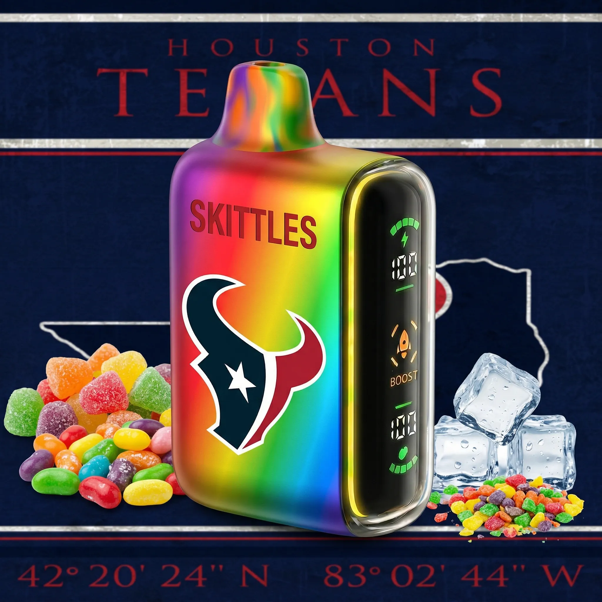 Houston Texans - ๐ฅInkSkin Pulse 15000 Puffs new - 10+ Flavour Choices ๐๐๐ Houston Texans - ๐ฅInkSkin Pulse 15000 Puffs new - 10+ Flavour Choices ๐๐๐