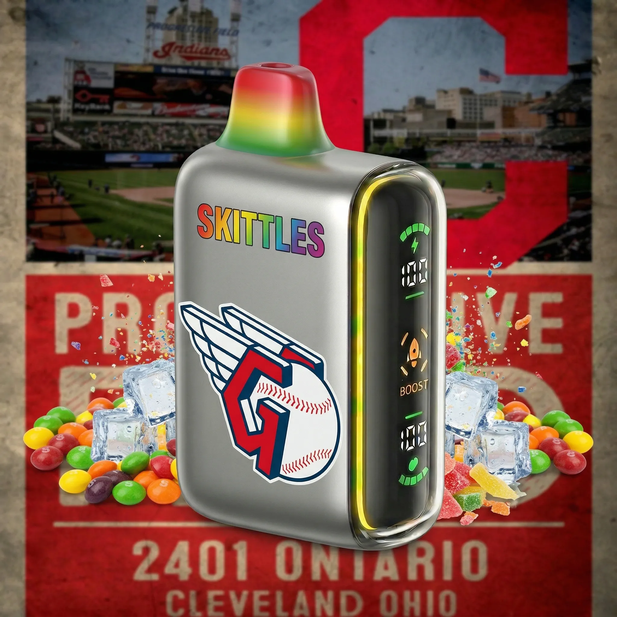 Cleveland Guardians - 🔥InkSkin Pulse 15000 Puffs new - 10+ Flavour Choices 🍇🍉🍋