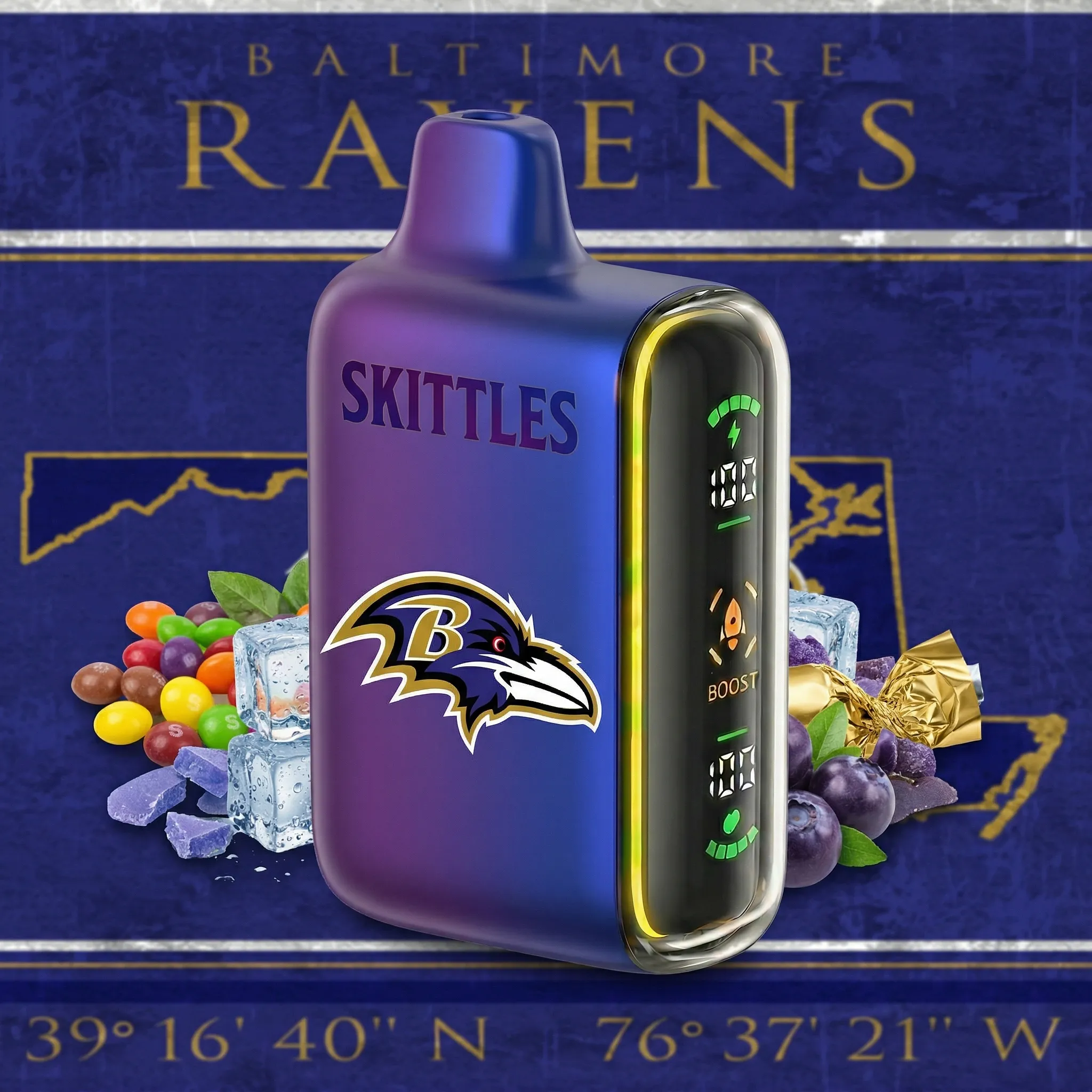 Baltimore Ravens - ๐ฅInkSkin Pulse 15000 Puffs new - 10+ Flavour Choices ๐๐๐ Baltimore Ravens - ๐ฅInkSkin Pulse 15000 Puffs new - 10+ Flavour Choices ๐๐๐