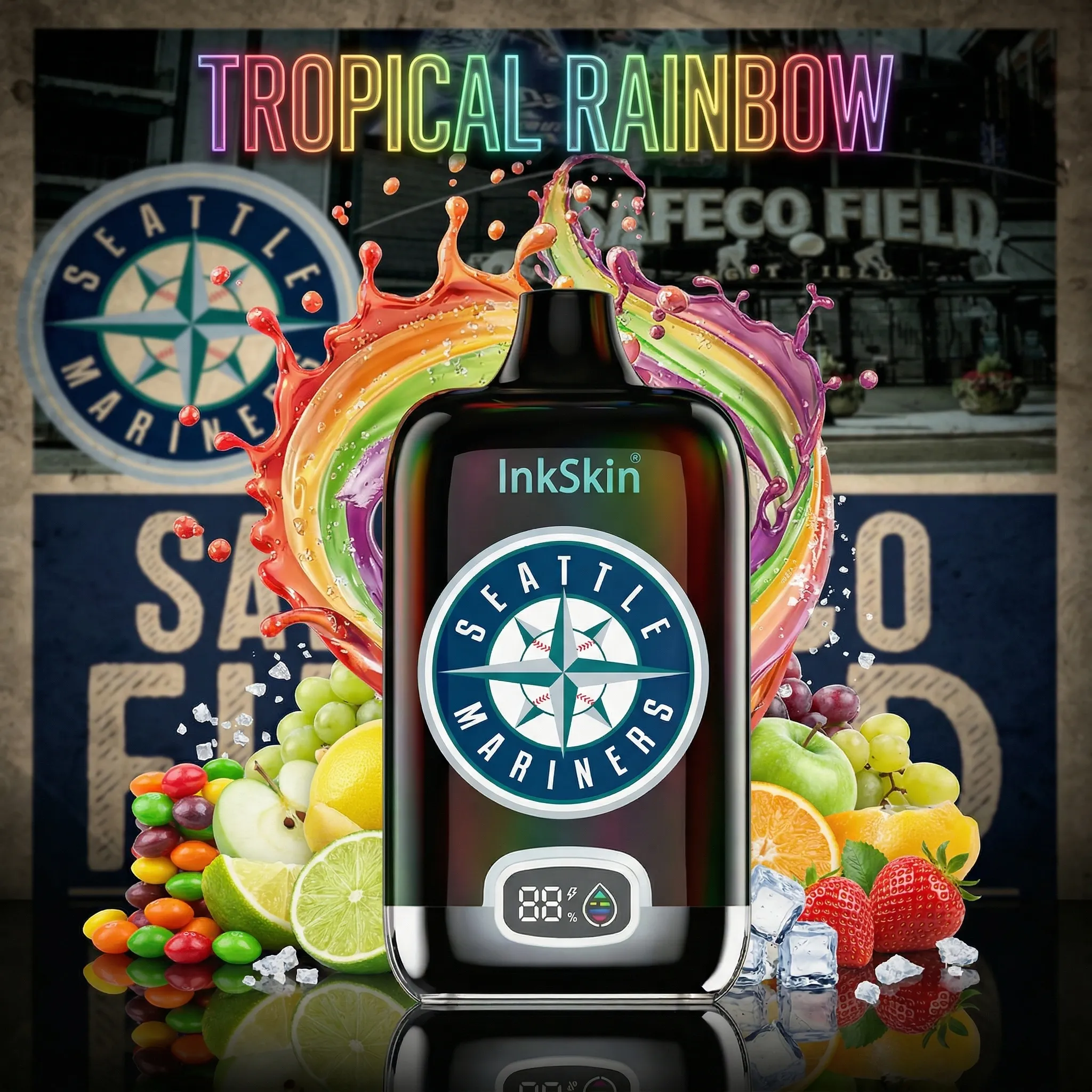 Seattle Mariners - โญInkSkin Digital Box 12000 Puffs - 10+ Flavour Choices ๐๐๐ Seattle Mariners - โญInkSkin Digital Box 12000 Puffs - 10+ Flavour Choices ๐๐๐