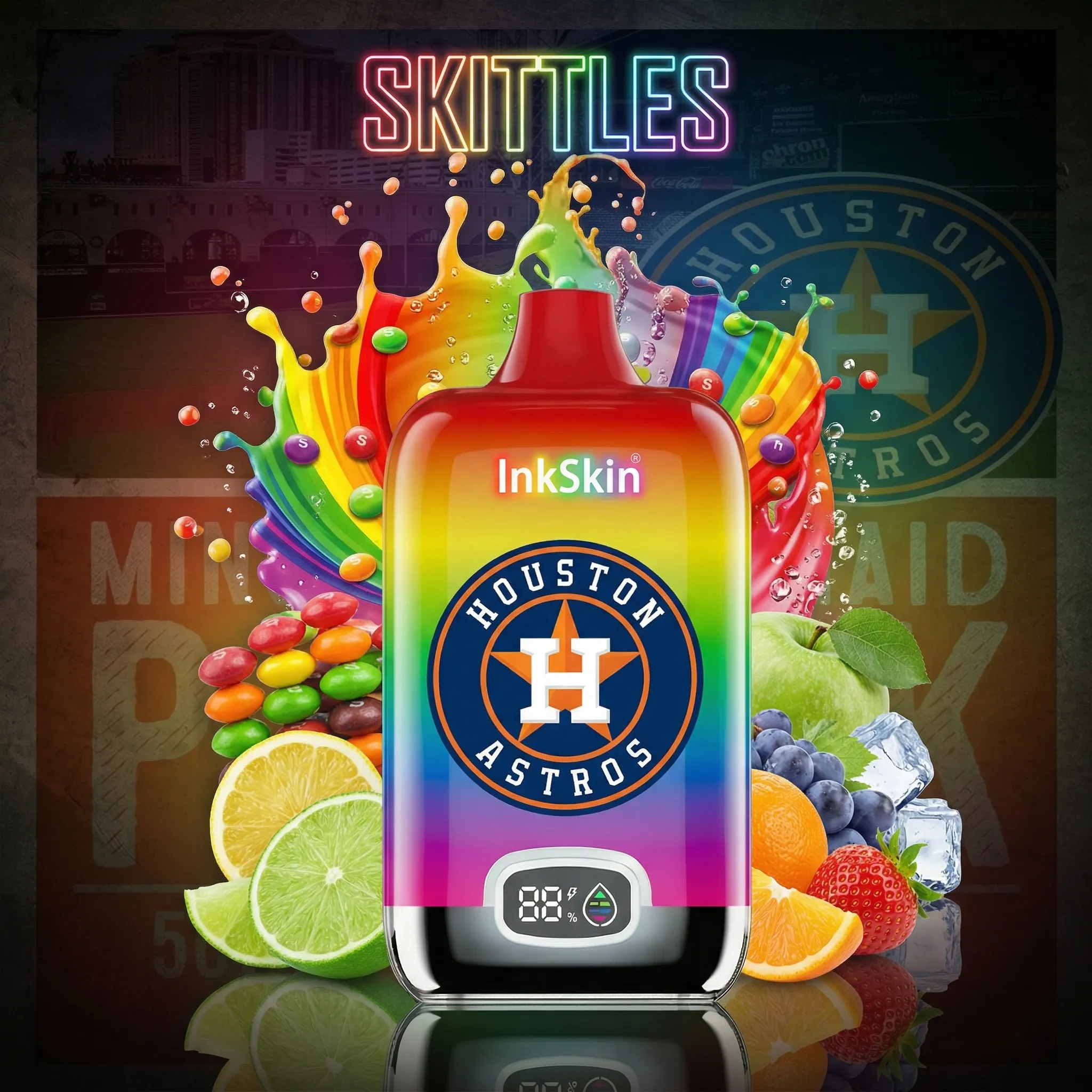 Houston Astros - โญInkSkin Digital Box 12000 Puffs - 10+ Flavour Choices ๐๐๐ Houston Astros - โญInkSkin Digital Box 12000 Puffs - 10+ Flavour Choices ๐๐๐