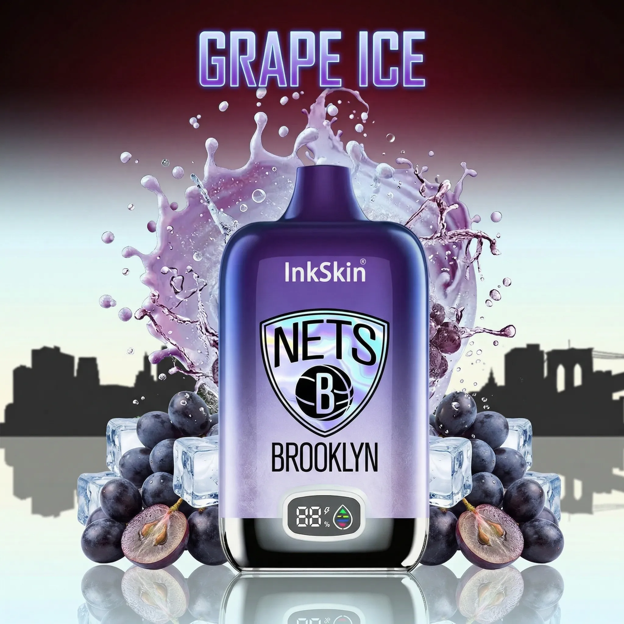 Nets - ⭐InkSkin Digital Box 12000 Puffs - 10+ Flavour Choices 🍇🍉🍋 Nets - ⭐InkSkin Digital Box 12000 Puffs - 10+ Flavour Choices 🍇🍉🍋