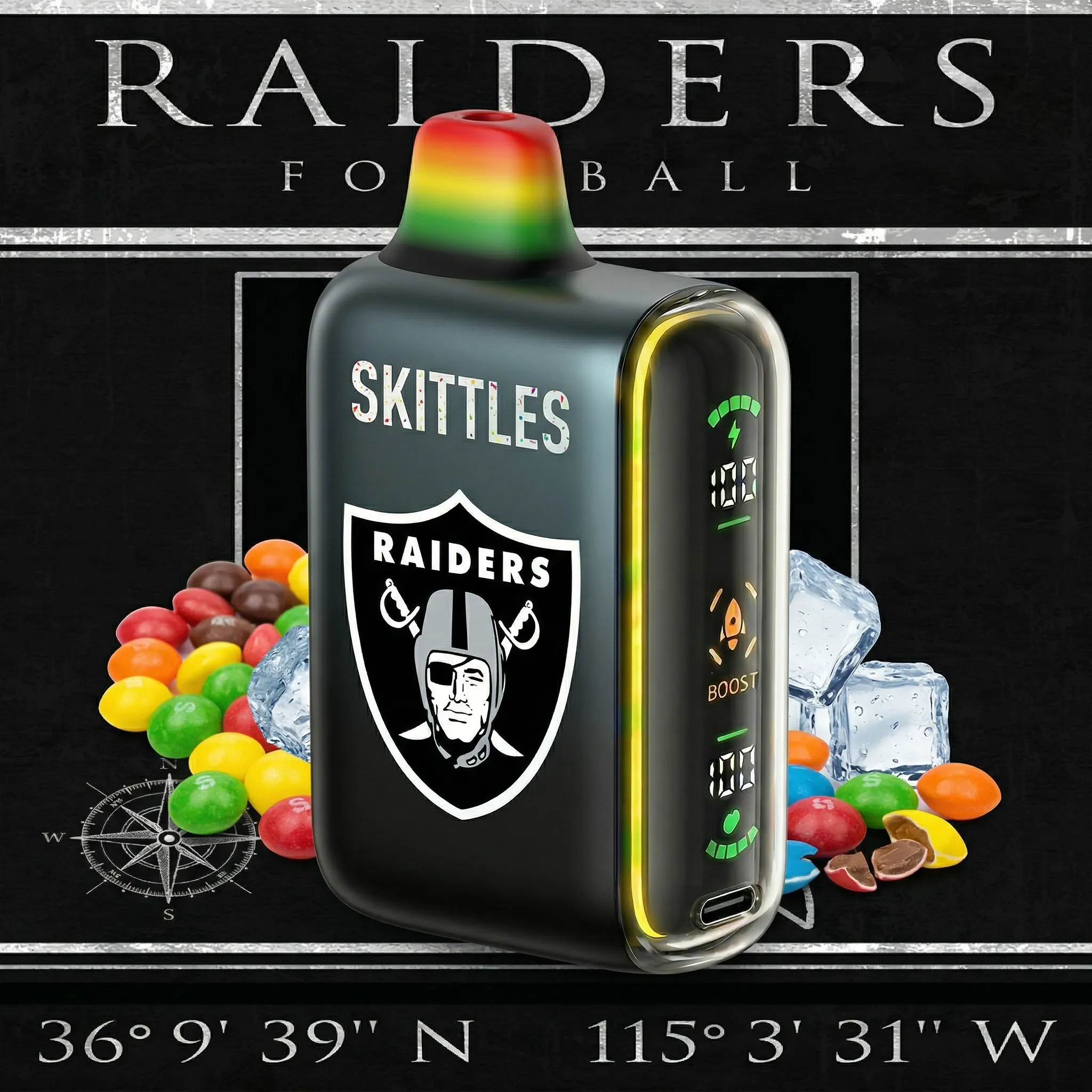 Las Vegas Raiders - ๐ฅInkSkin Pulse 15000 Puffs new - 10+ Flavour Choices ๐๐๐ Las Vegas Raiders - ๐ฅInkSkin Pulse 15000 Puffs new - 10+ Flavour Choices ๐๐๐