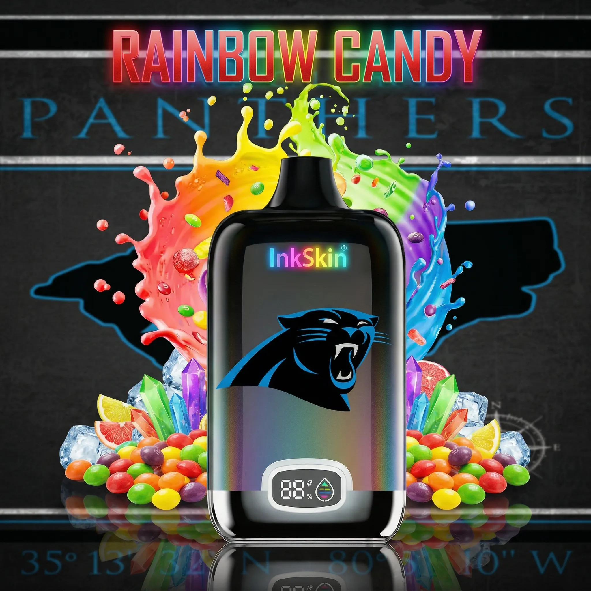 Carolina Panthers - โญInkSkin Digital Box 12000 Puffs - 10+ Flavour Choices ๐๐๐ Carolina Panthers - โญInkSkin Digital Box 12000 Puffs - 10+ Flavour Choices ๐๐๐