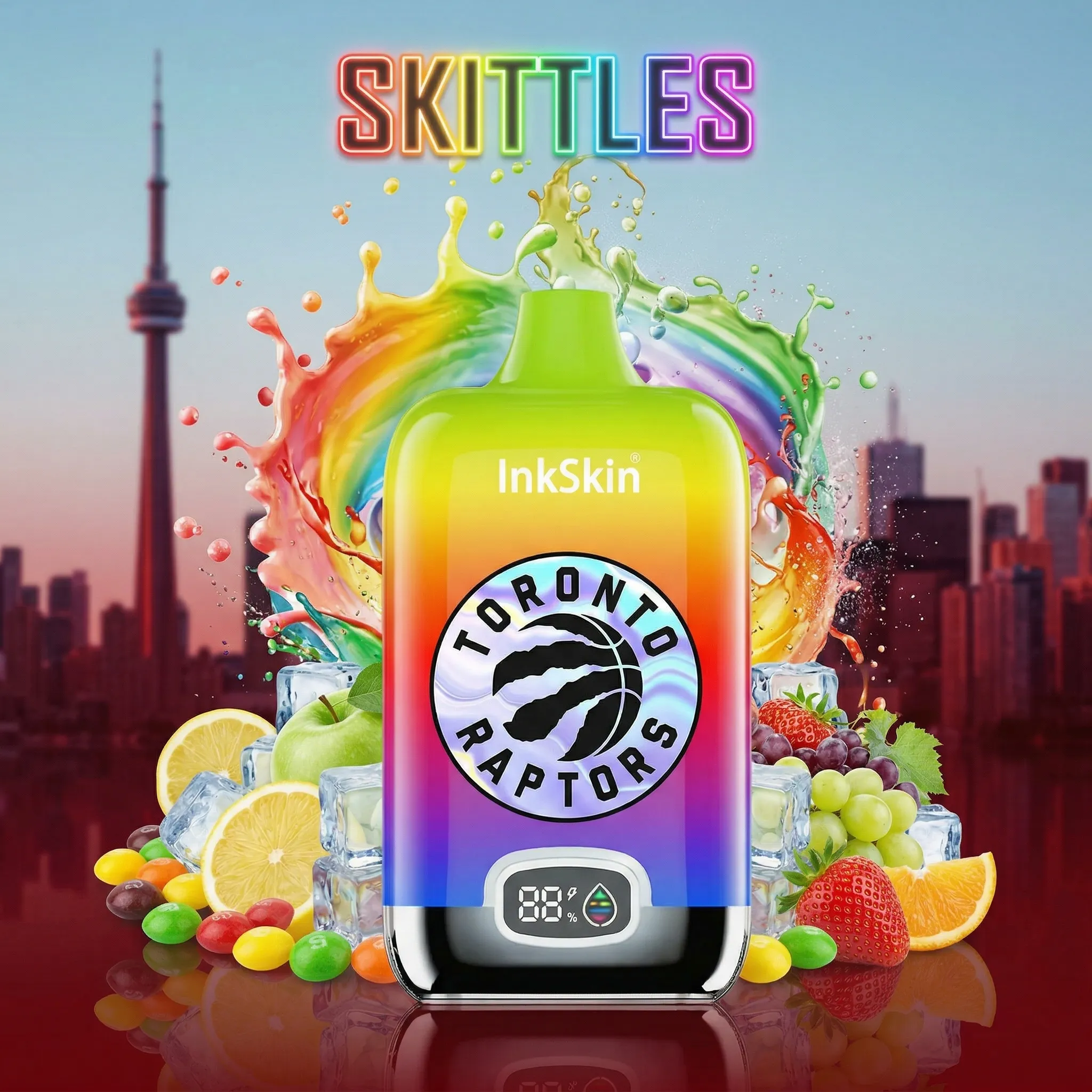 Raptors - โญInkSkin Digital Box 12000 Puffs - 10+ Flavour Choices ๐๐๐ Raptors - โญInkSkin Digital Box 12000 Puffs - 10+ Flavour Choices ๐๐๐