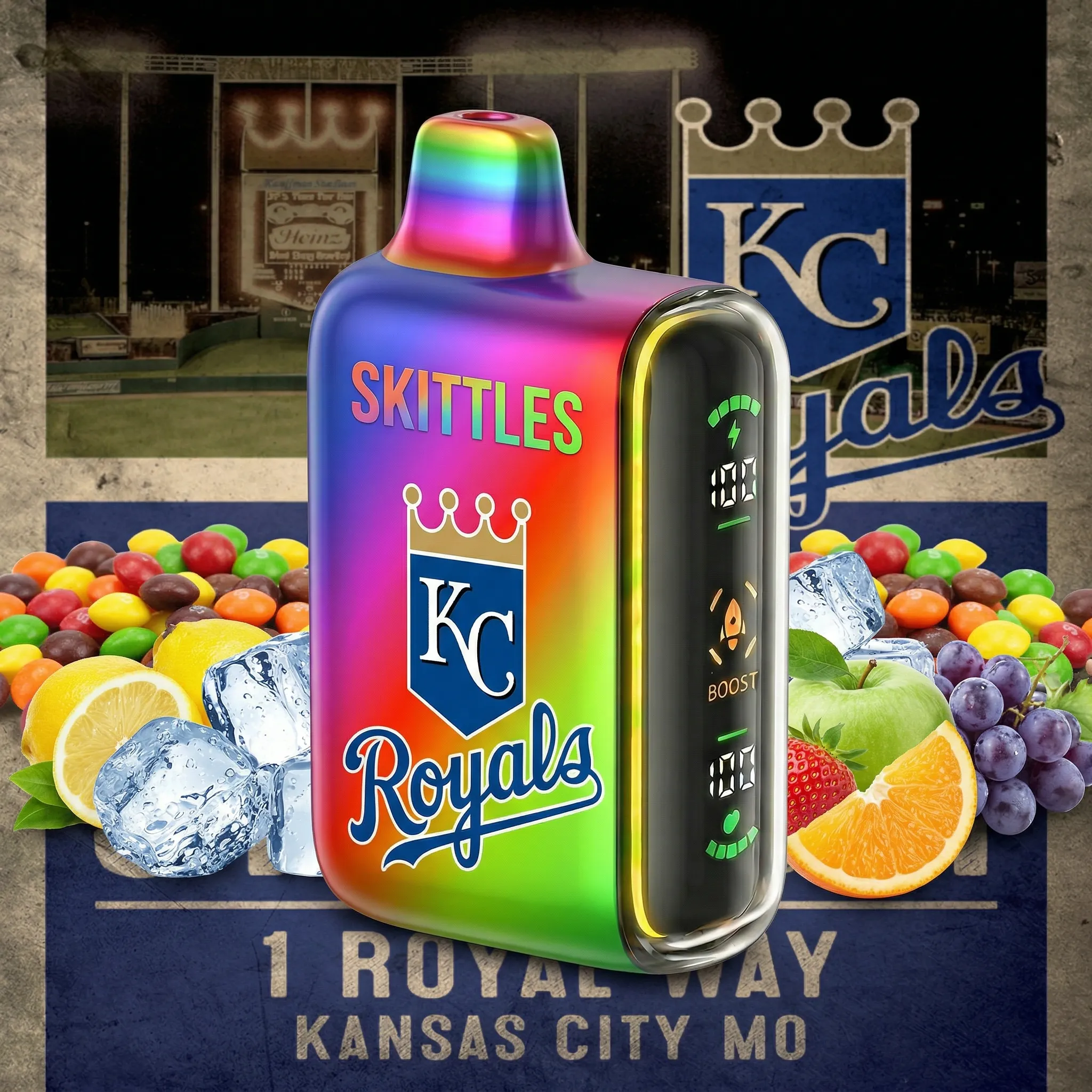 Kansas City Royals - ๐ฅInkSkin Pulse 15000 Puffs new - 10+ Flavour Choices ๐๐๐ Kansas City Royals - ๐ฅInkSkin Pulse 15000 Puffs new - 10+ Flavour Choices ๐๐๐