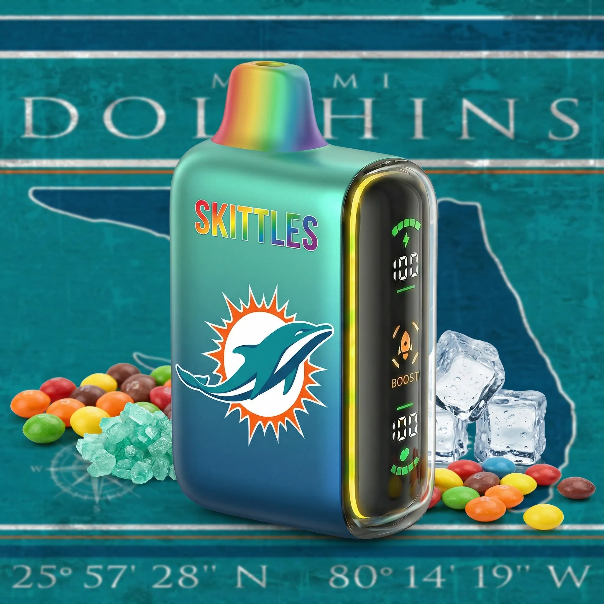 Miami Dolphins - ๐ฅInkSkin Pulse 15000 Puffs new - 10+ Flavour Choices ๐๐๐ Miami Dolphins - ๐ฅInkSkin Pulse 15000 Puffs new - 10+ Flavour Choices ๐๐๐
