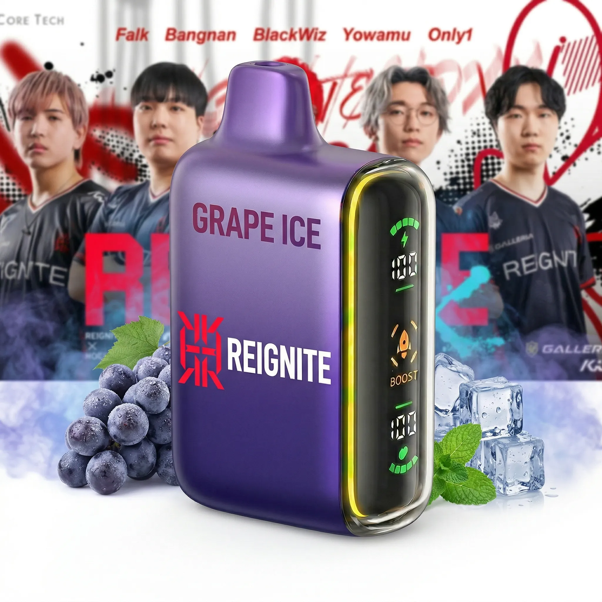 REIGNITE team - 🔥InkSkin Pulse 15000 Puffs new - 10+ Flavour Choices 🍇🍉🍋