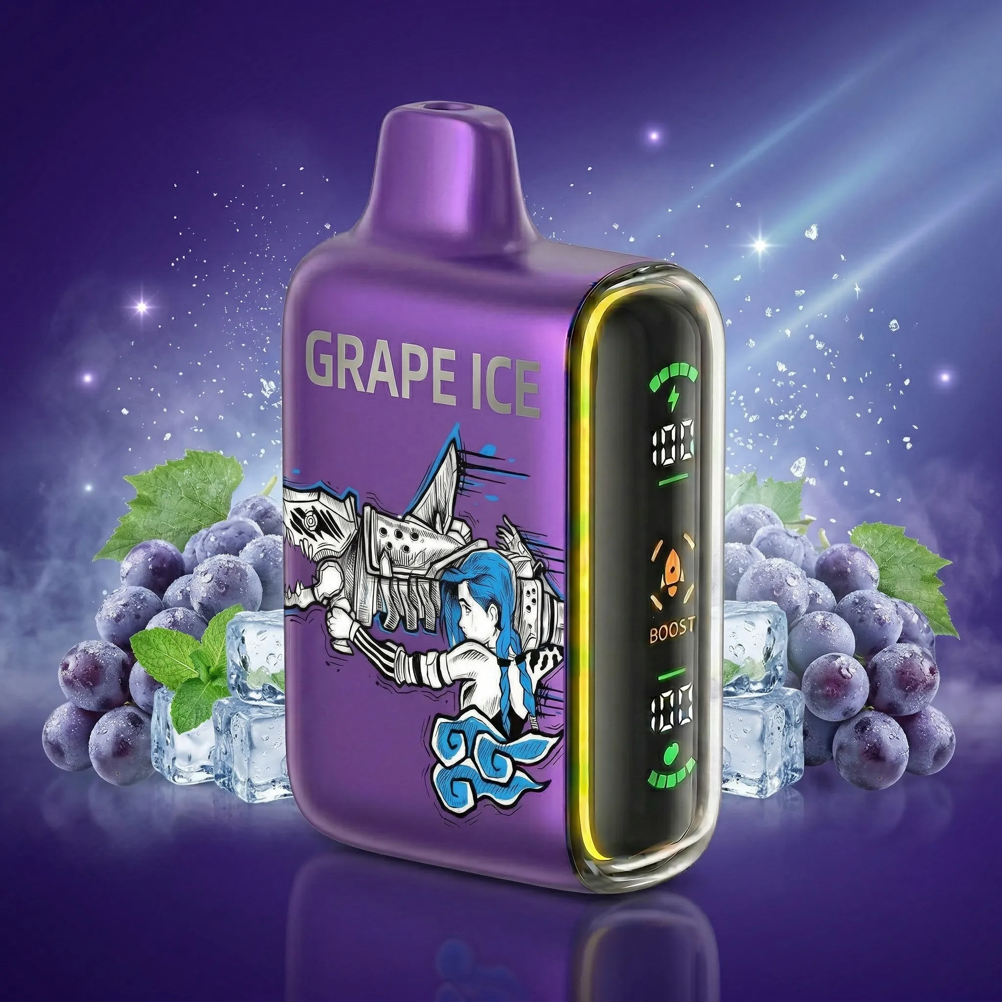 Jinx Rocket - 🔥InkSkin Pulse 15000 Puffs new - 10+ Flavour Choices 🍇🍉🍋