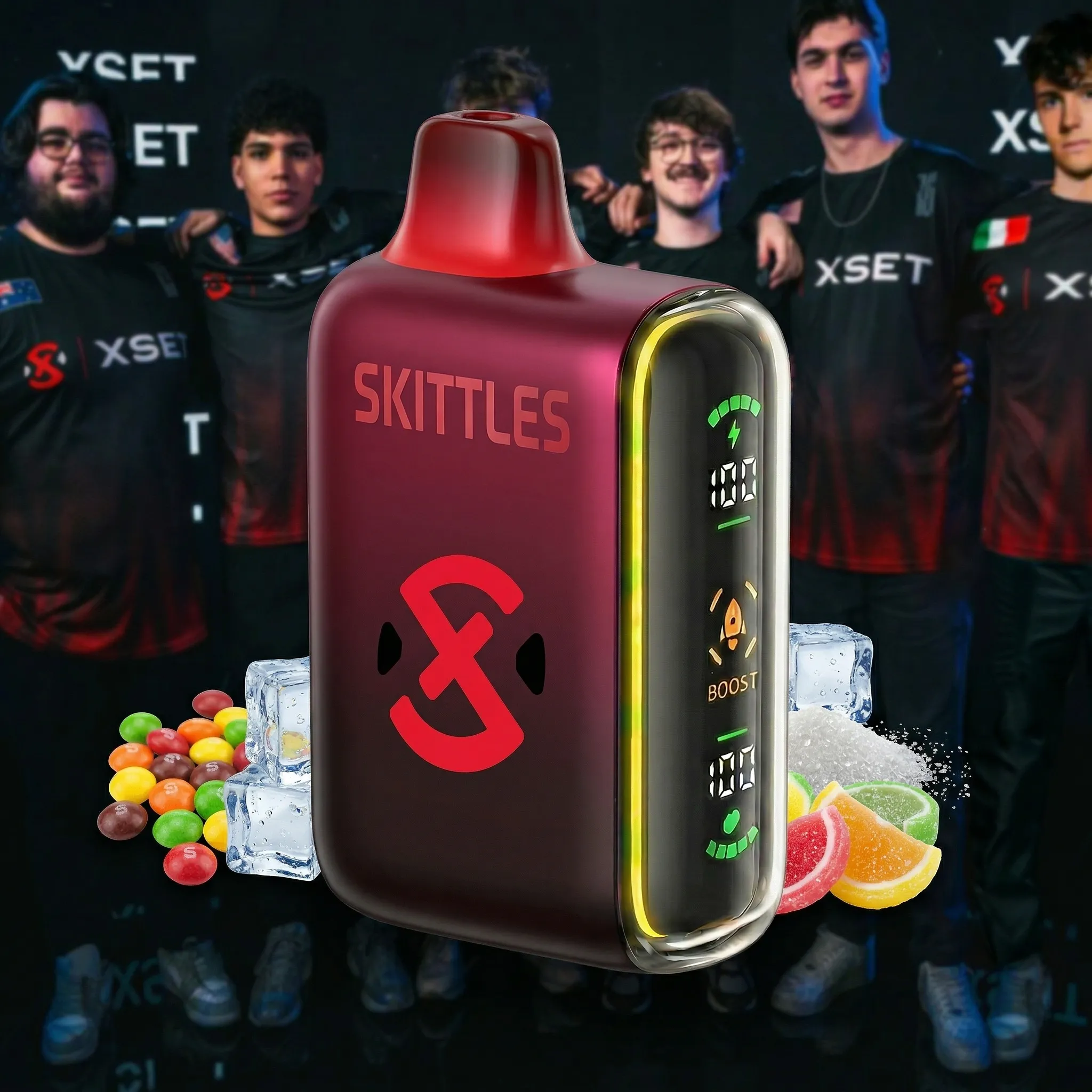 XSET team - 🔥InkSkin Pulse 15000 Puffs new - 10+ Flavour Choices 🍇🍉🍋
